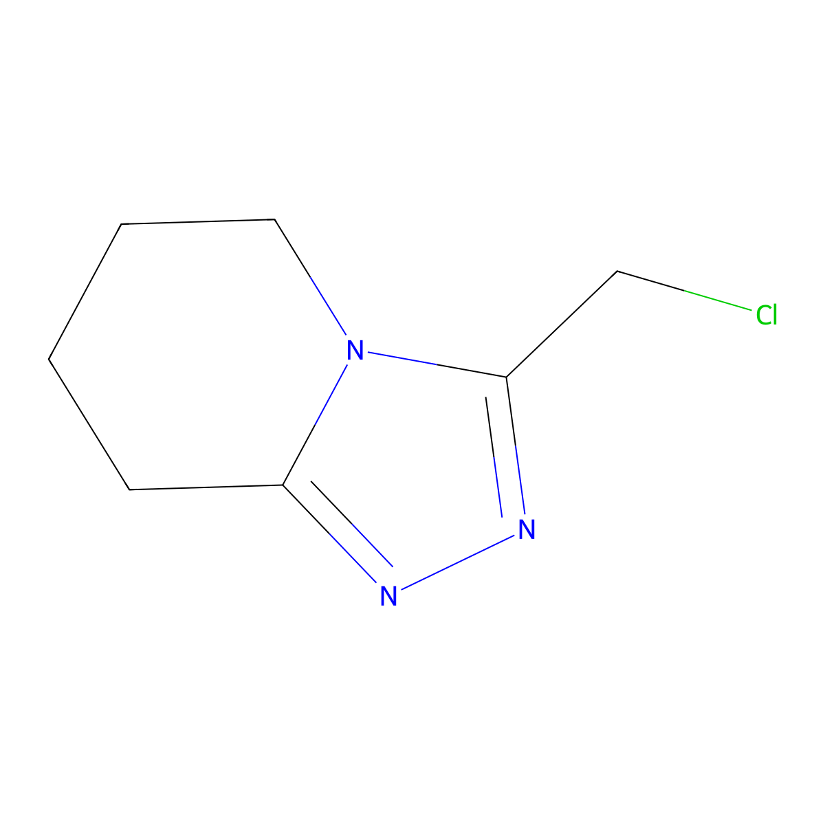 3-(Chloromethyl)-5H,6H,7H,8H-[1,2,4]triazolo[4,3-A]pyridine molecular structure, CAS 1432297-98-7