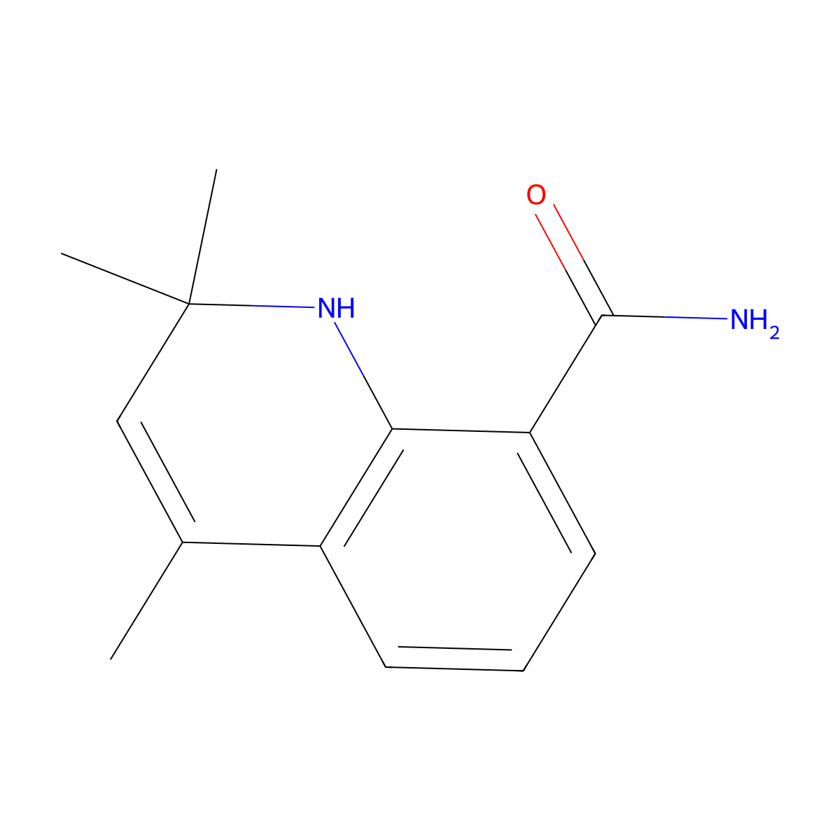 2,2,4-Trimethyl-1,2-dihydroquinoline-8-carboxamide molecular structure, CAS 1432307-52-2