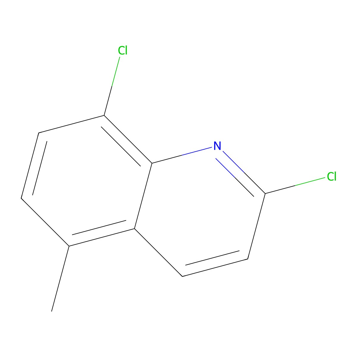 2,8-Dichloro-5-methylquinoline molecular structure, CAS 1432322-83-2