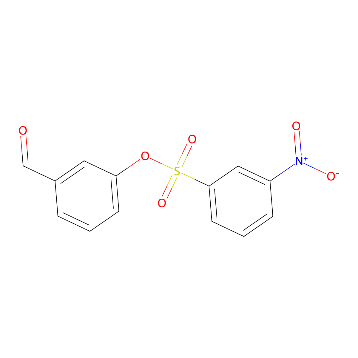 3-Formylphenyl 3-nitrobenzenesulfonate molecular structure, CAS 1432437-14-3