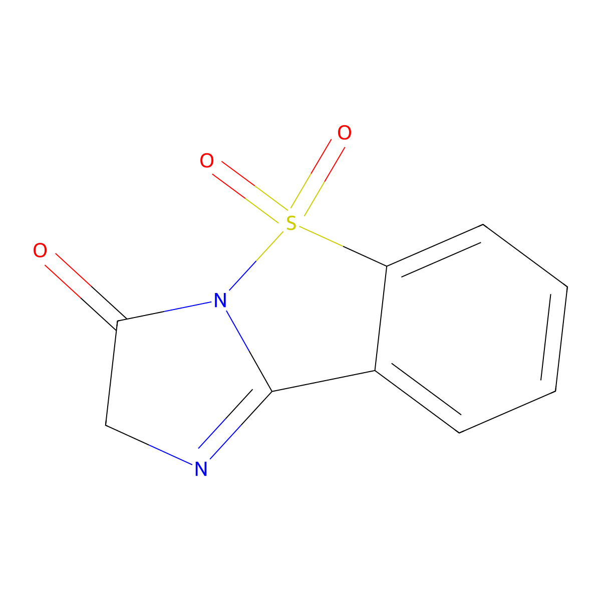 imidazo[1,2-b][1,2]benzothiazol-3(2H)-one 5,5-dioxide molecular structure, CAS 1432437-80-3