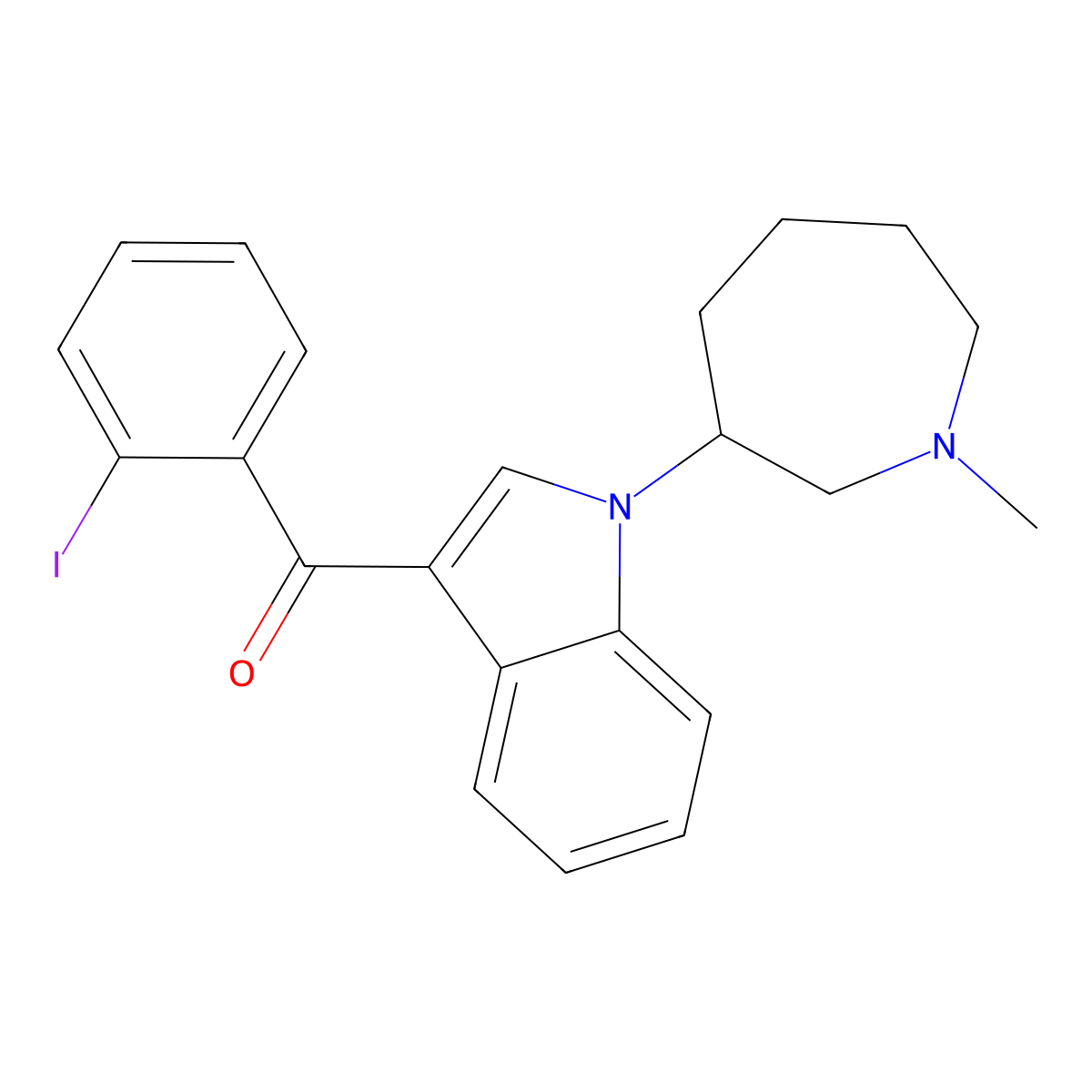 am2233 azepane isomer molecular structure, CAS 1432478-91-5