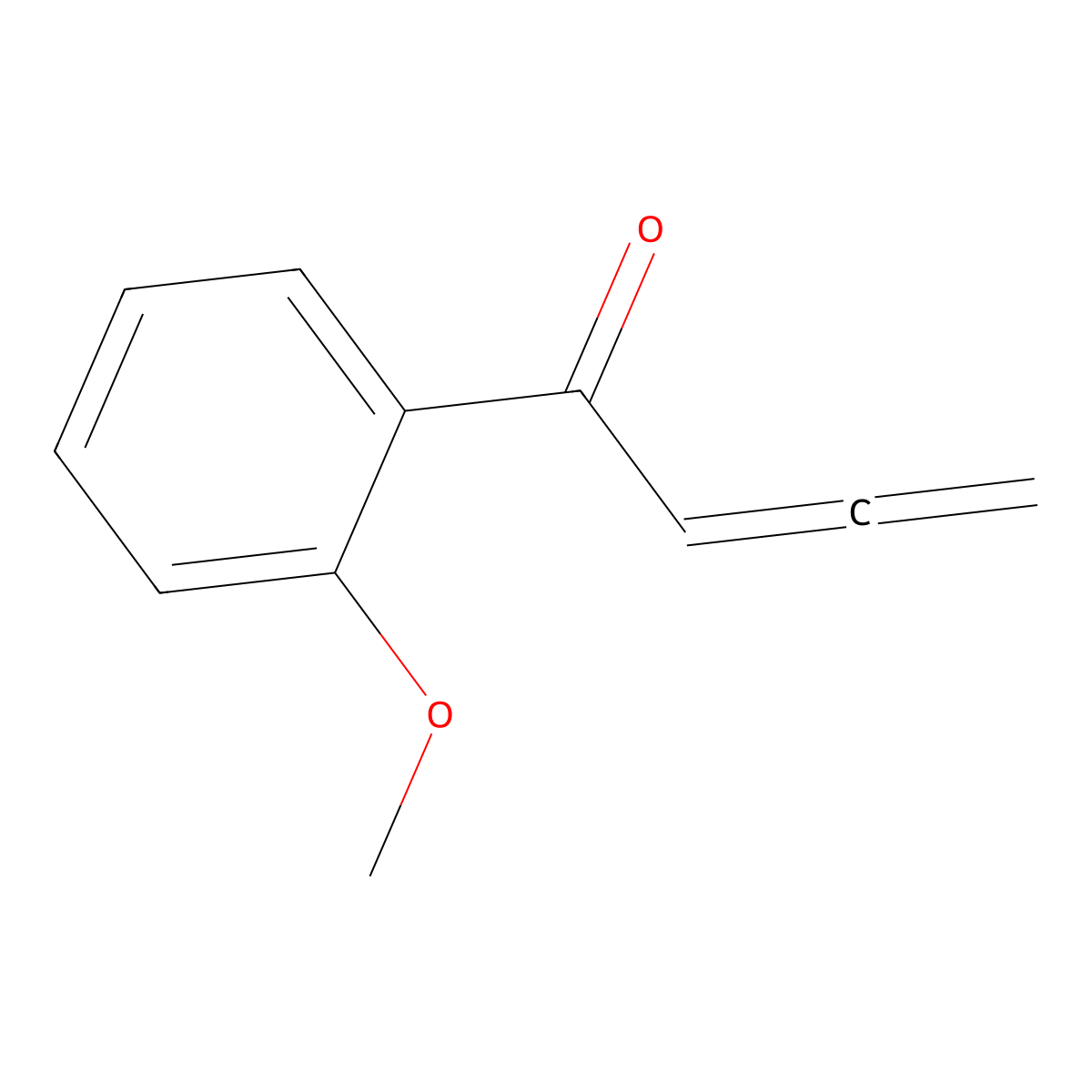 1-(2-Methoxyphenyl)-2,3-butadien-1-one molecular structure, CAS 1432479-60-1