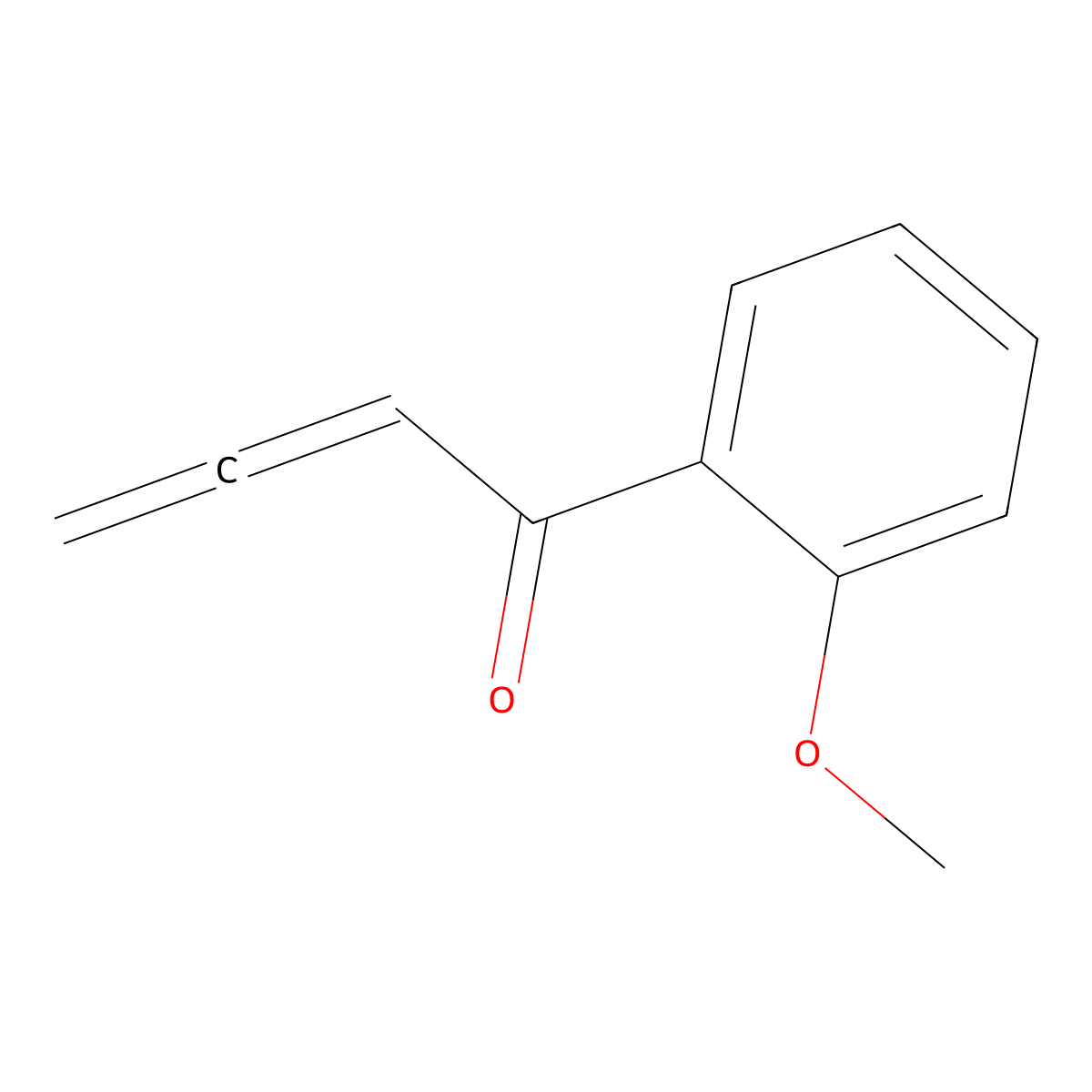 1-(2-Methoxyphenyl)-2,3-butadien-1-one molecular structure, CAS 1432479-60-1