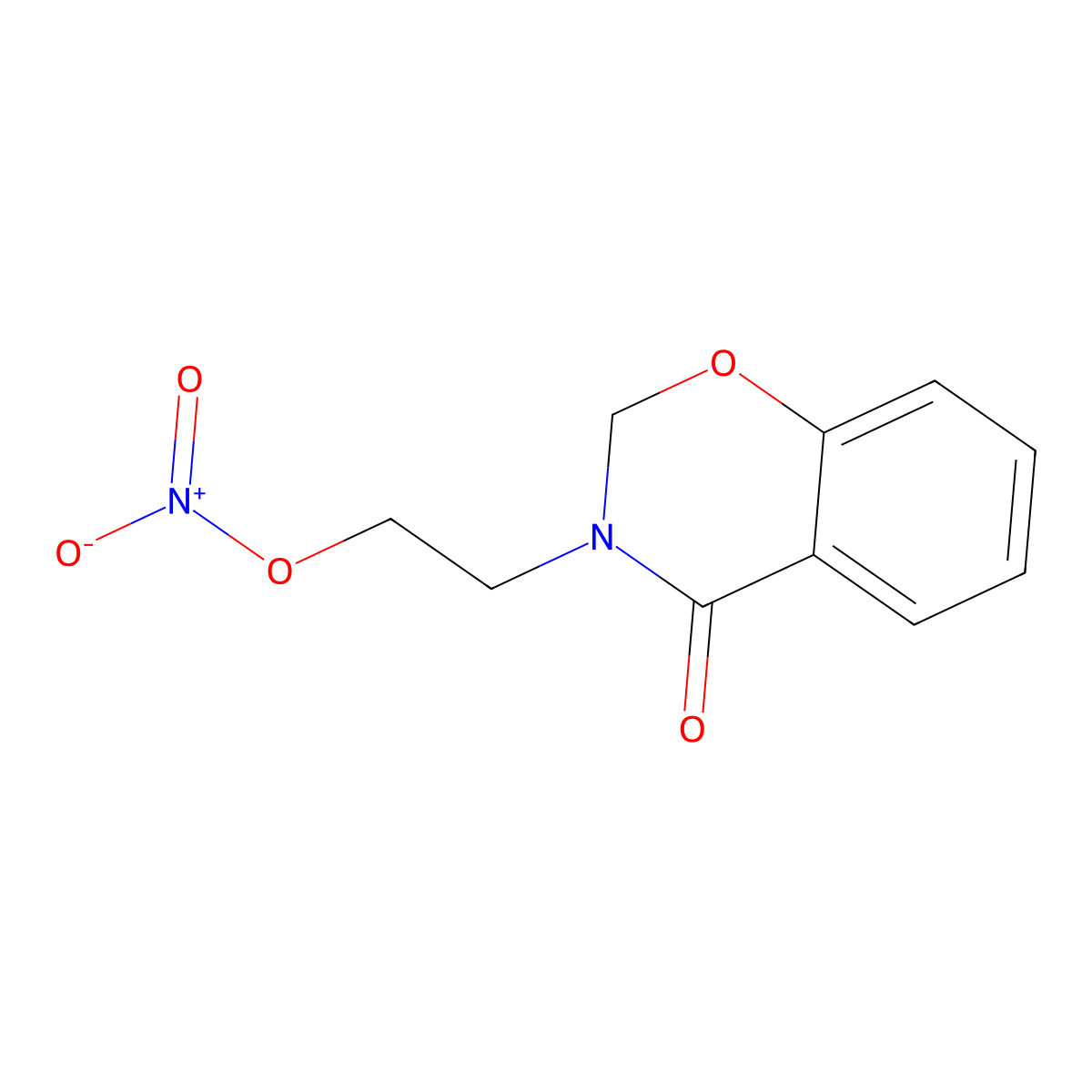 Sinitrodil molecular structure, CAS 143248-63-9