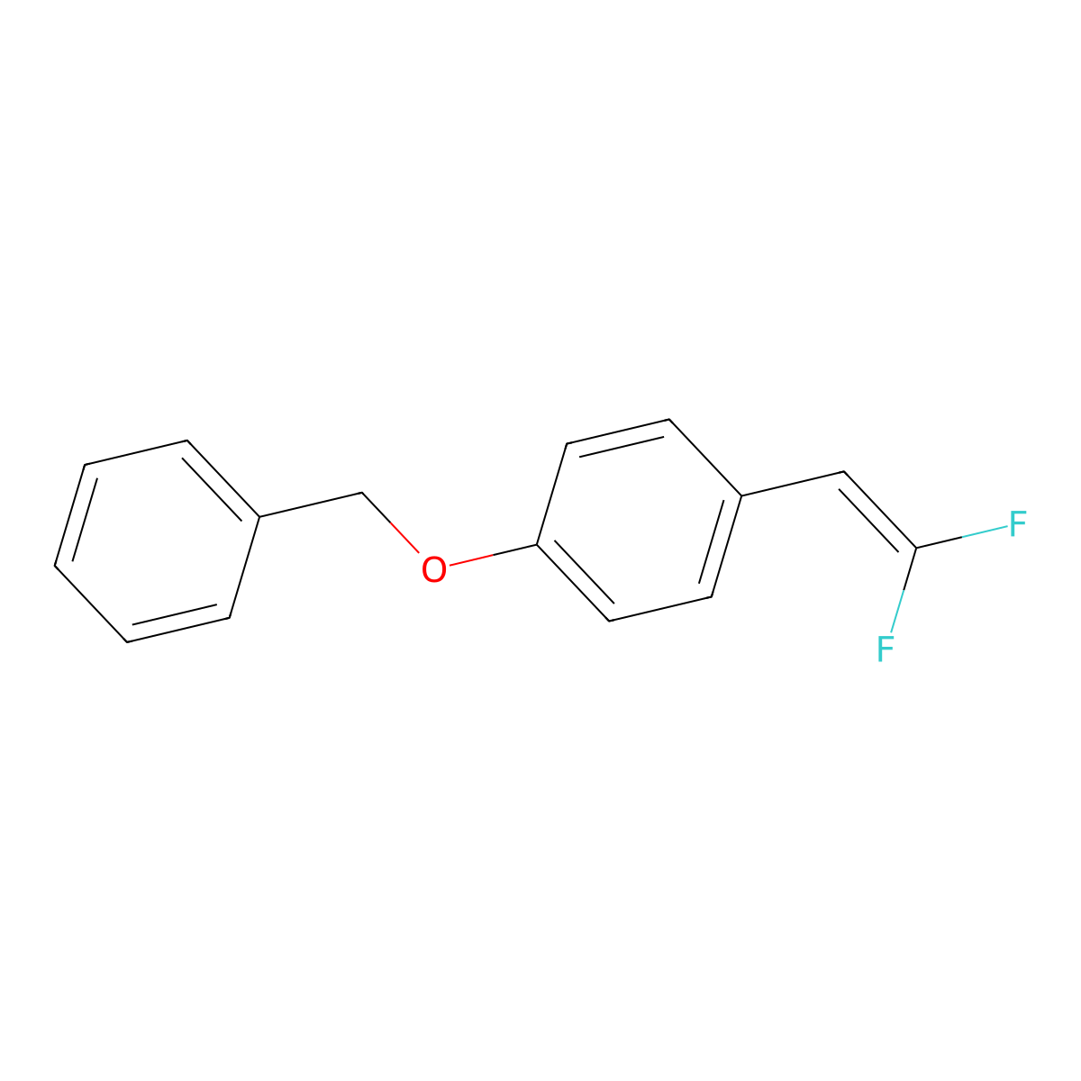 1-Benzyloxy-4-(2,2-difluoroethenyl)benzene molecular structure, CAS 1432484-52-0