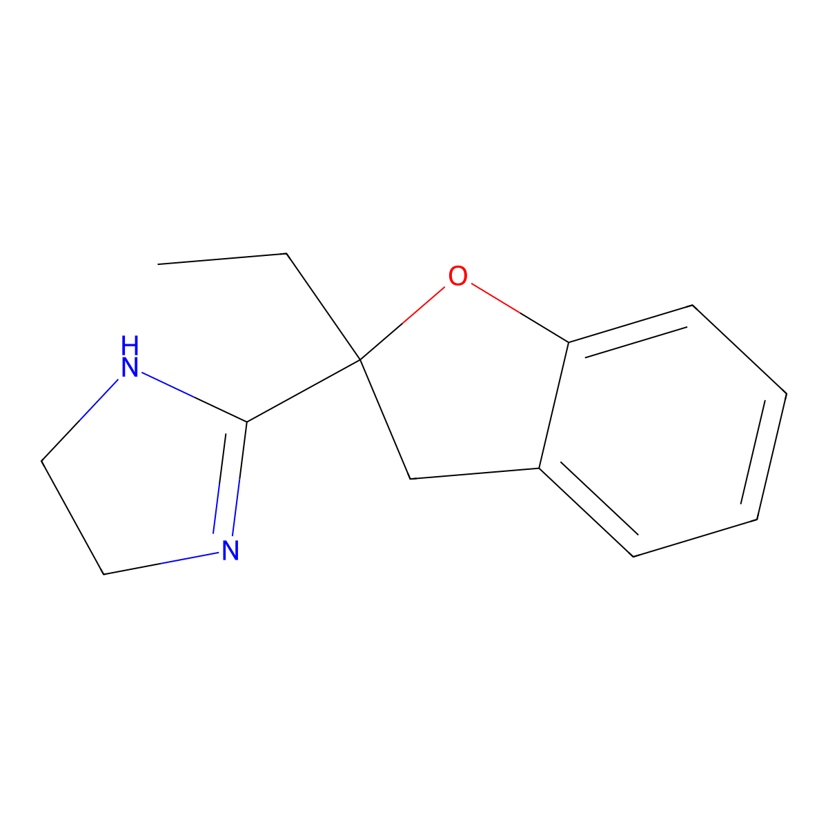 Efaroxan, (S)- molecular structure, CAS 143249-86-9