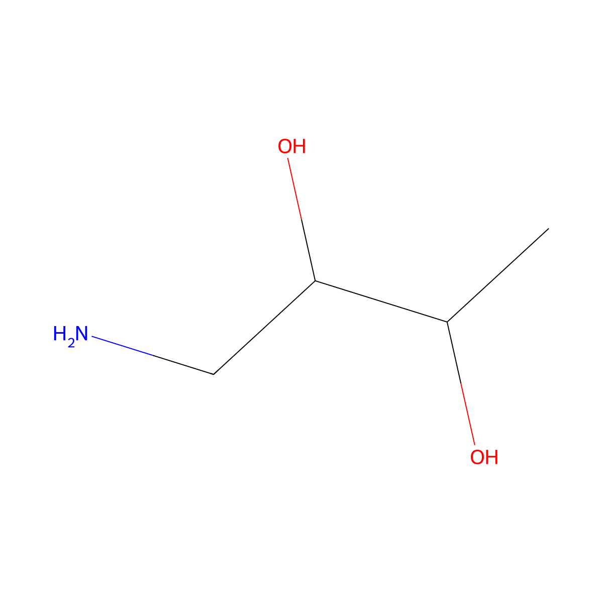 1-Aminobutane-2,3-diol molecular structure, CAS 1432491-99-0