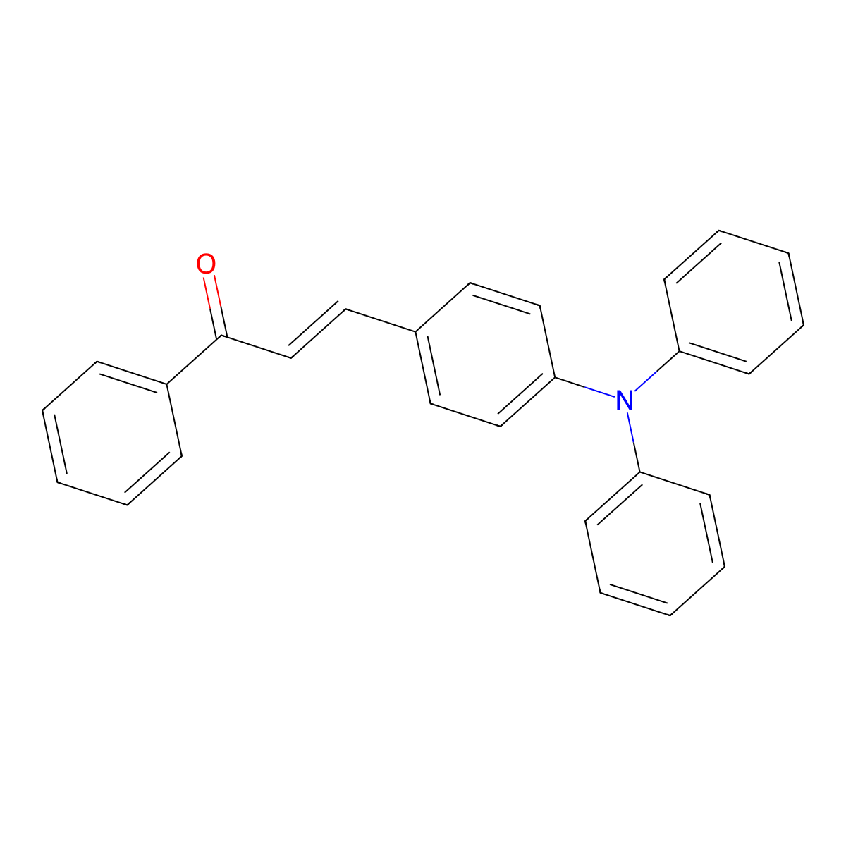 3-(4-Diphenylamino-phenyl)-1-phenyl-propenone molecular structure, CAS 1432505-78-6