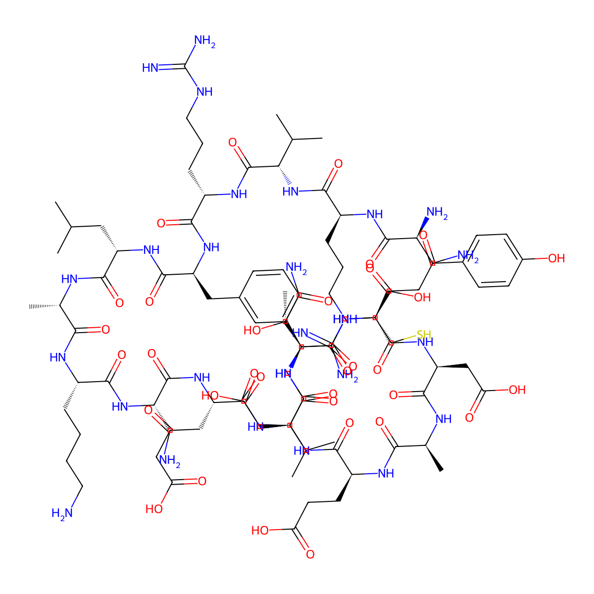 CD36 (93-110)-Cys molecular structure, CAS 143257-75-4