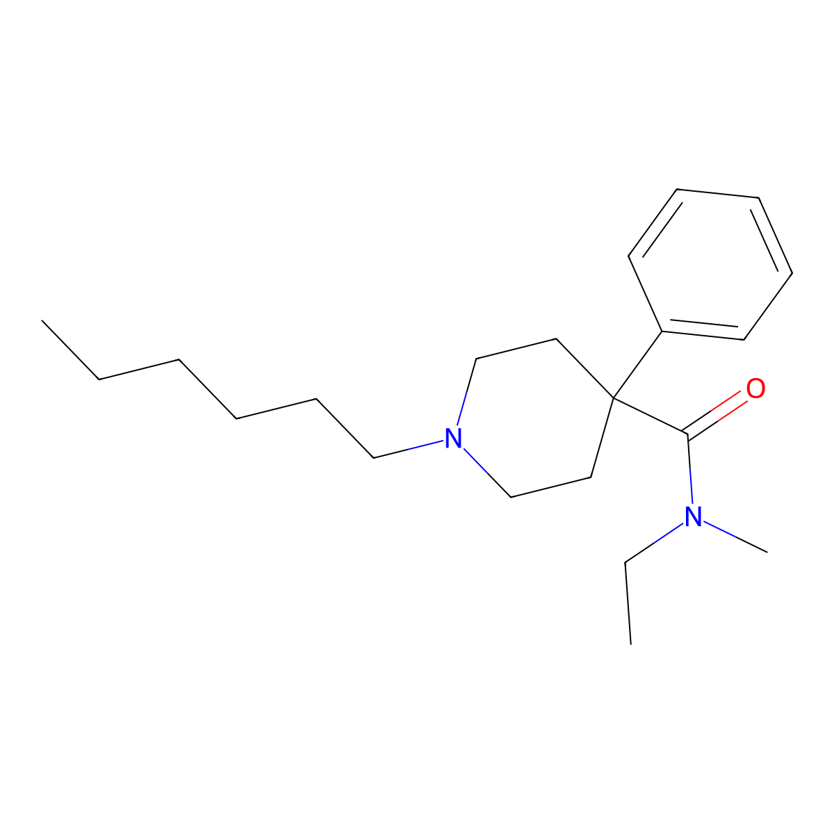 Sameridine molecular structure, CAS 143257-97-0
