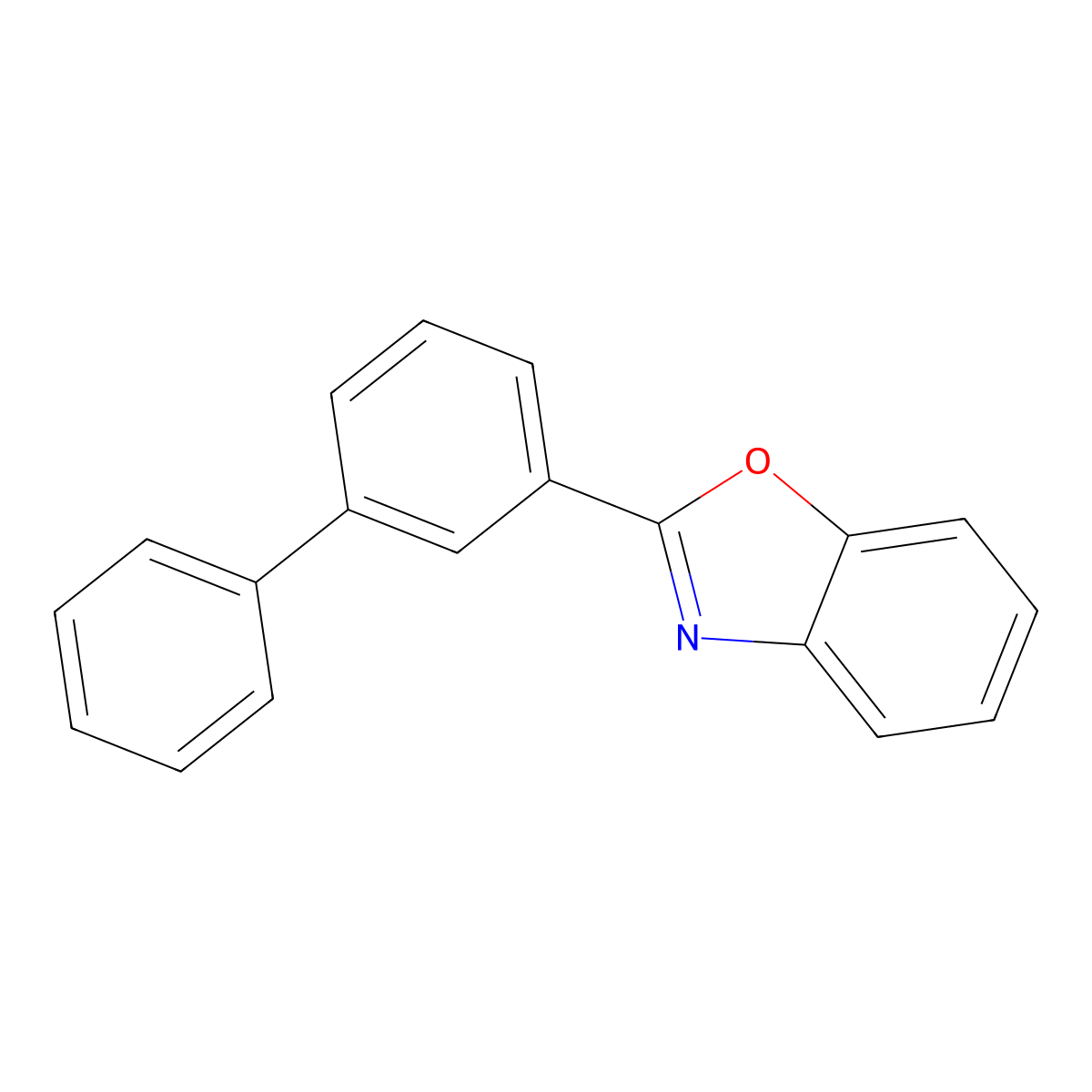 2-[1,1'-Biphenyl]-3-ylbenzoxazole molecular structure, CAS 1432594-29-0