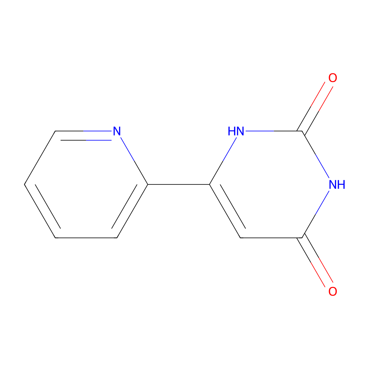 6-(pyridin-2-yl)pyrimidine-2,4(1H,3H)-dione molecular structure, CAS 1432598-00-9