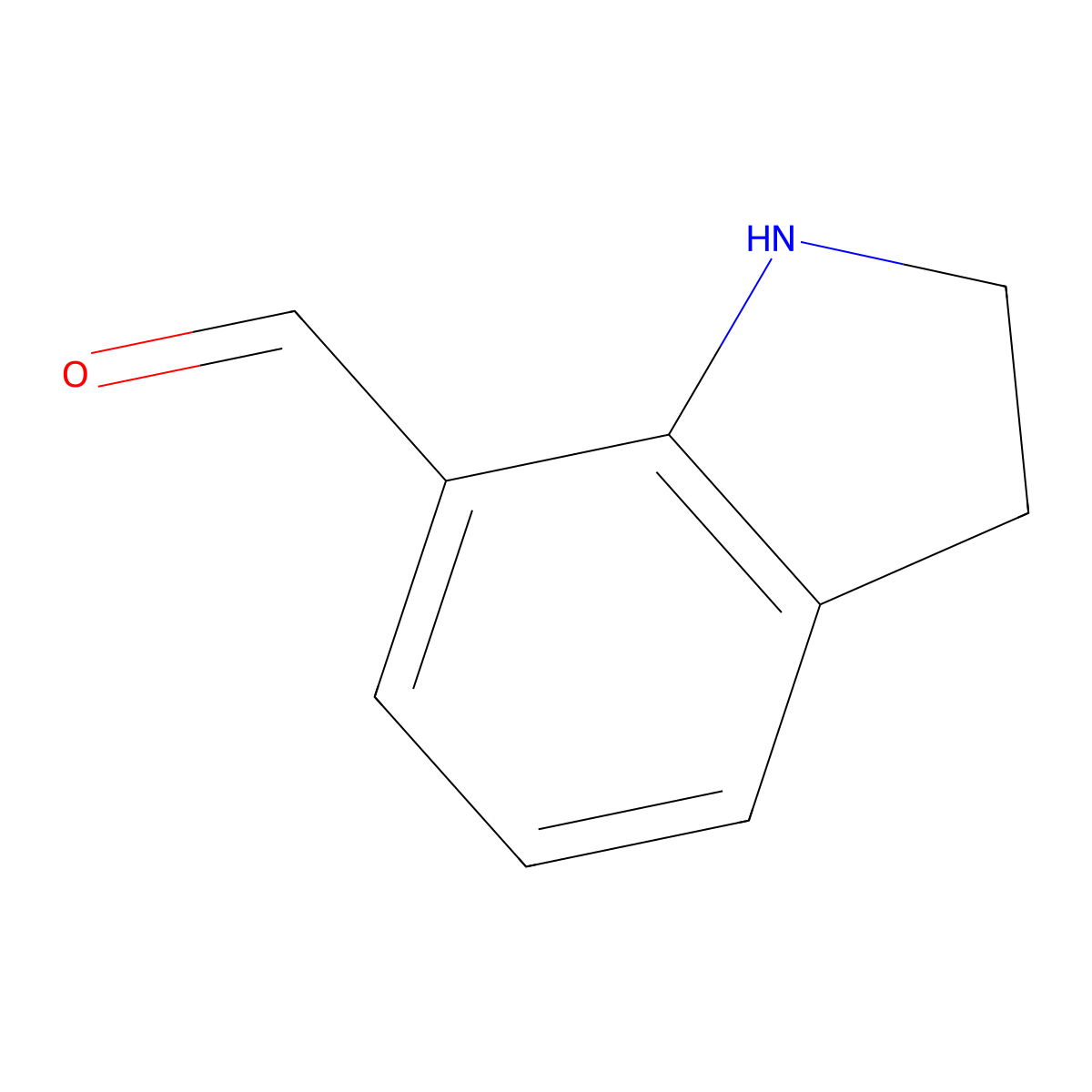 Indoline-7-carboxaldehyde molecular structure, CAS 143262-21-9