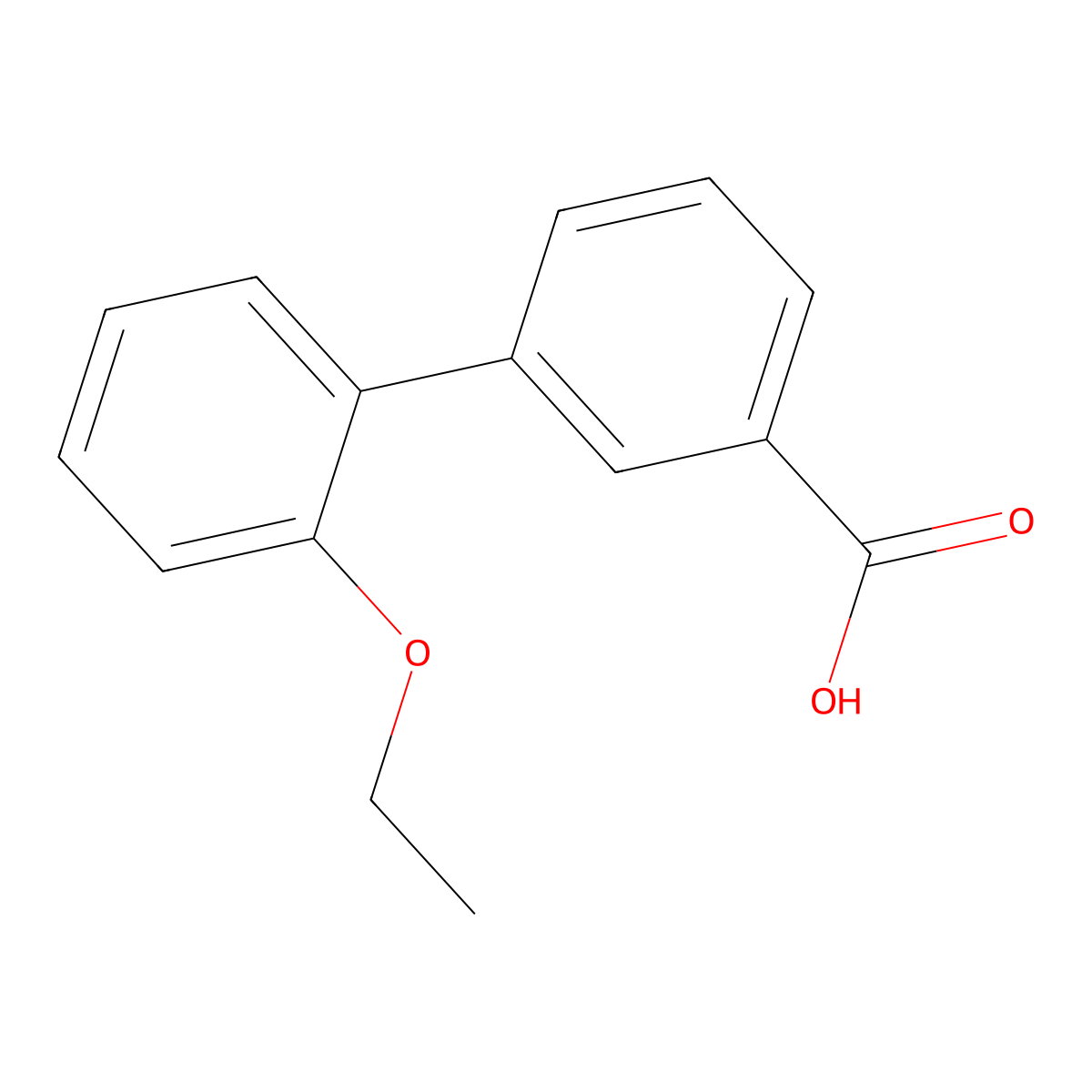 3-(2-Ethoxyphenyl)benzoic acid molecular structure, CAS 1432677-63-8