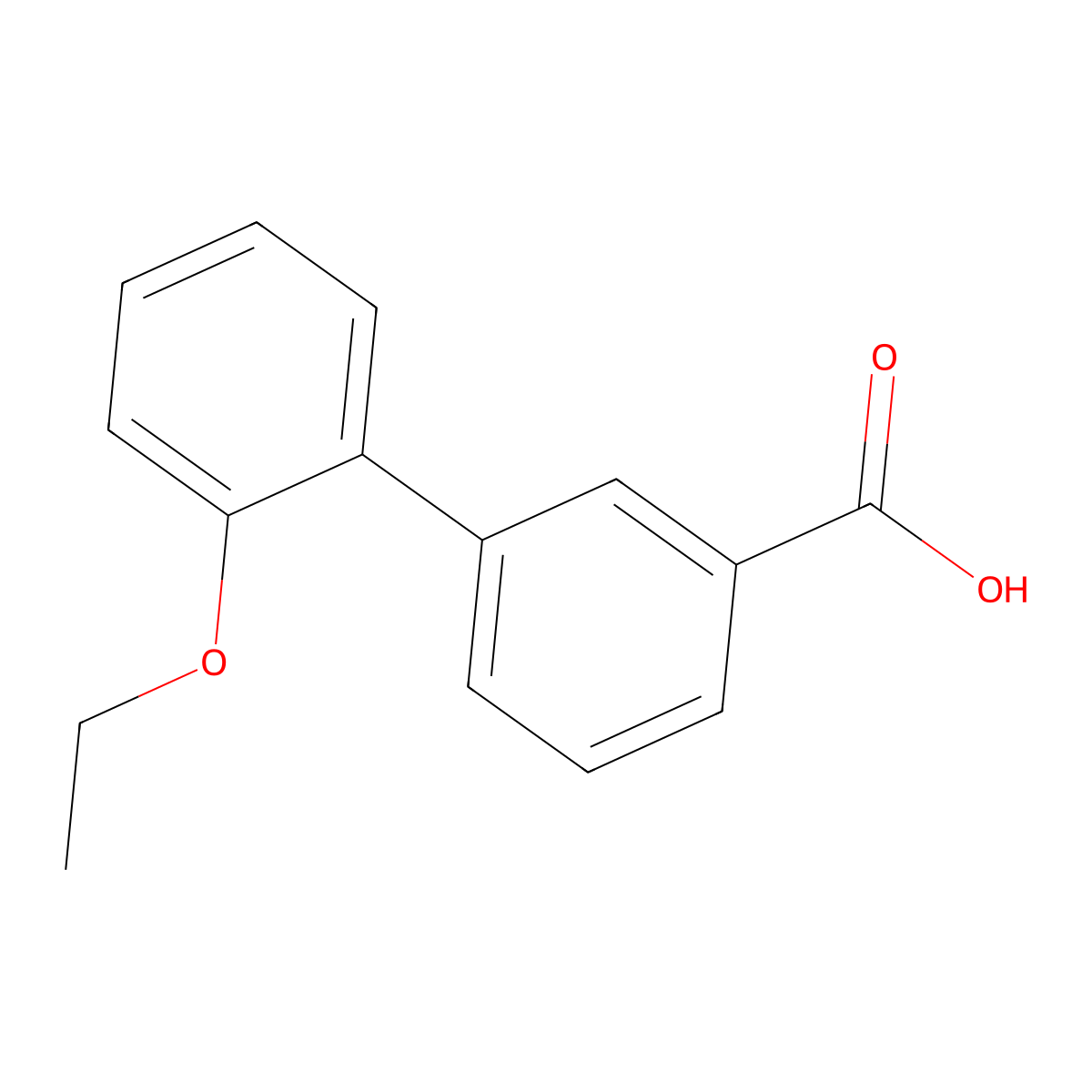3-(2-Ethoxyphenyl)benzoic acid molecular structure, CAS 1432677-63-8