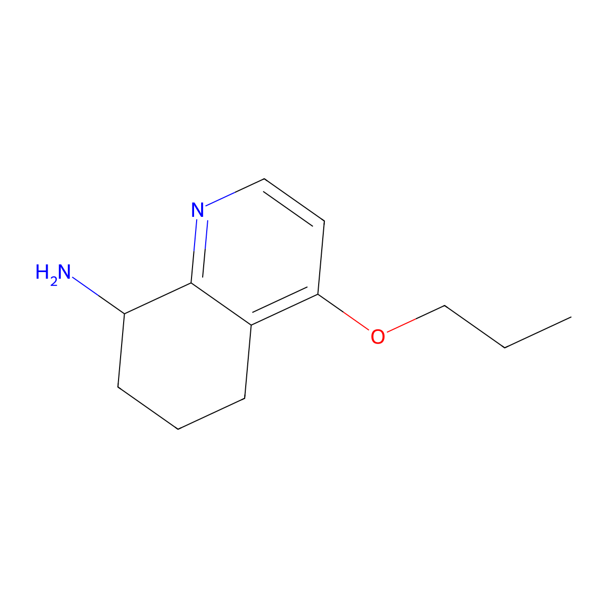 4-Propoxy-5,6,7,8-tetrahydroquinolin-8-amine molecular structure, CAS 1432678-63-1
