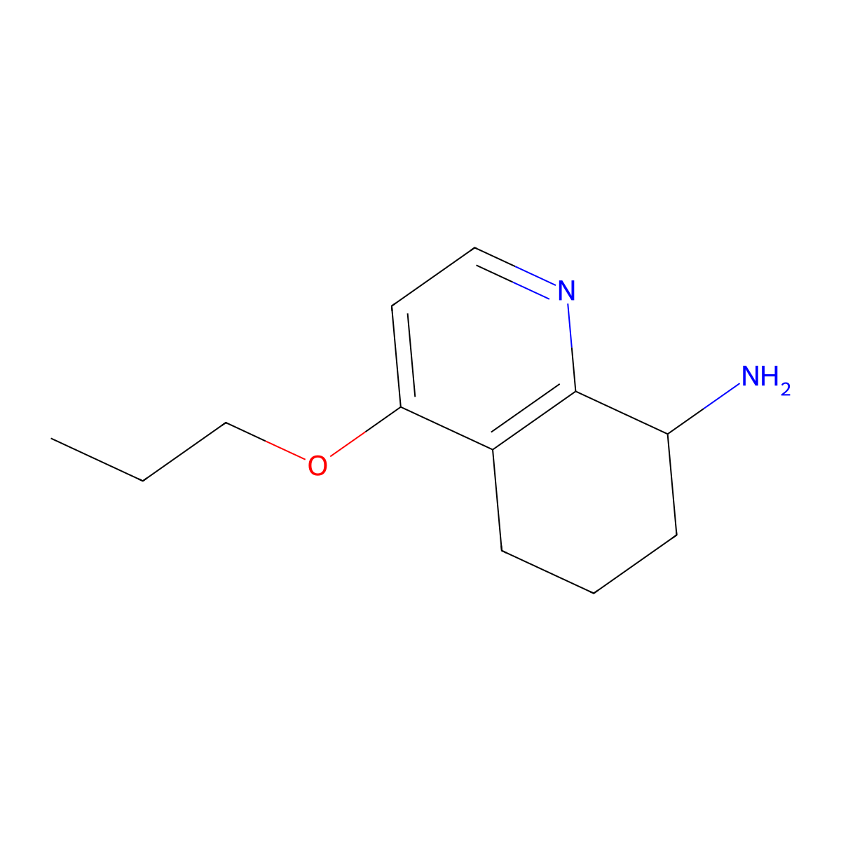 4-Propoxy-5,6,7,8-tetrahydroquinolin-8-amine molecular structure, CAS 1432678-63-1