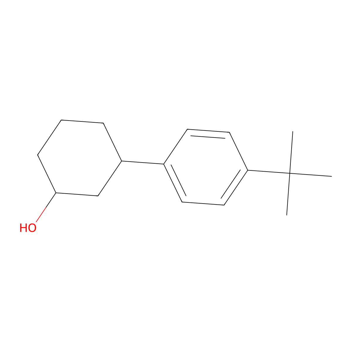 3-(4-Tert-butylphenyl)cyclohexan-1-ol molecular structure, CAS 1432678-75-5