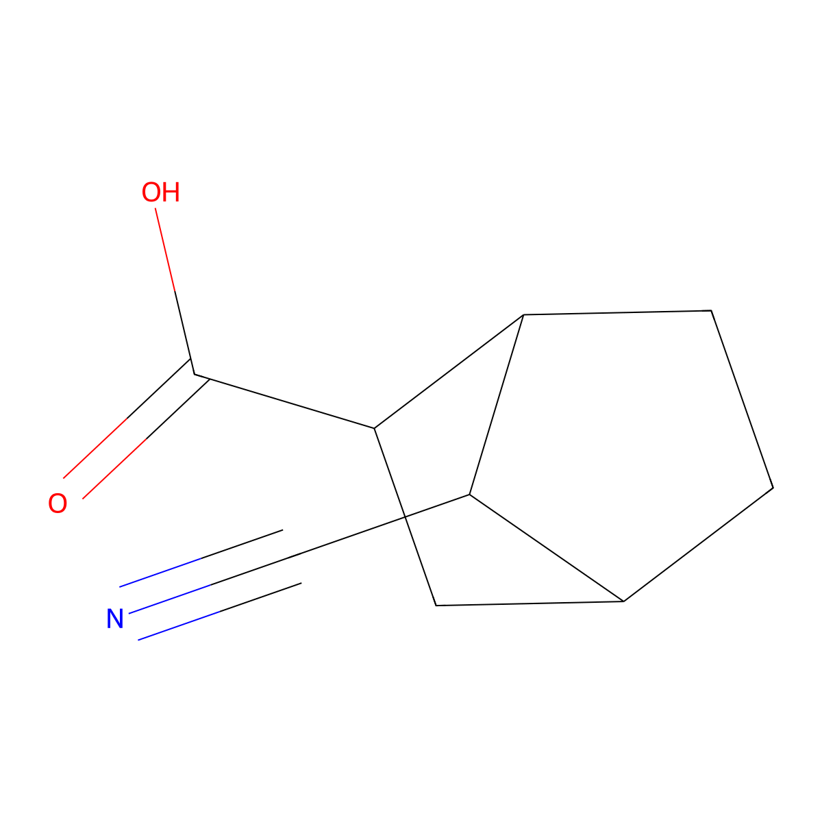 7-Cyanobicyclo[2.2.1]heptane-2-carboxylic acid molecular structure, CAS 1432678-87-9