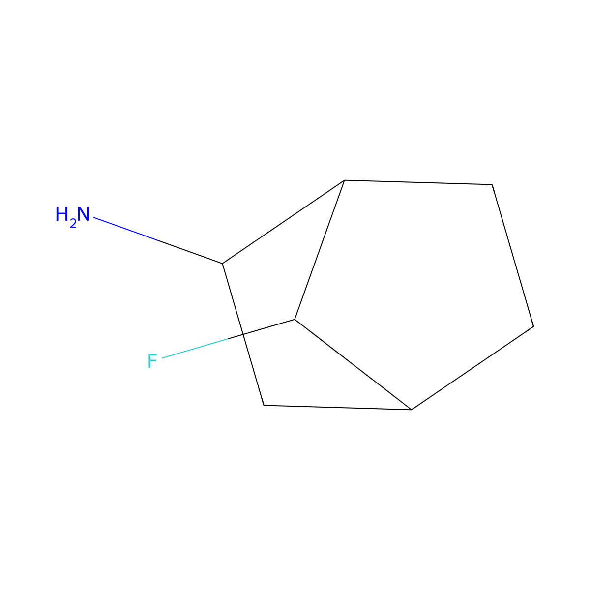 7-Fluorobicyclo[2.2.1]heptan-2-amine molecular structure, CAS 1432679-39-4