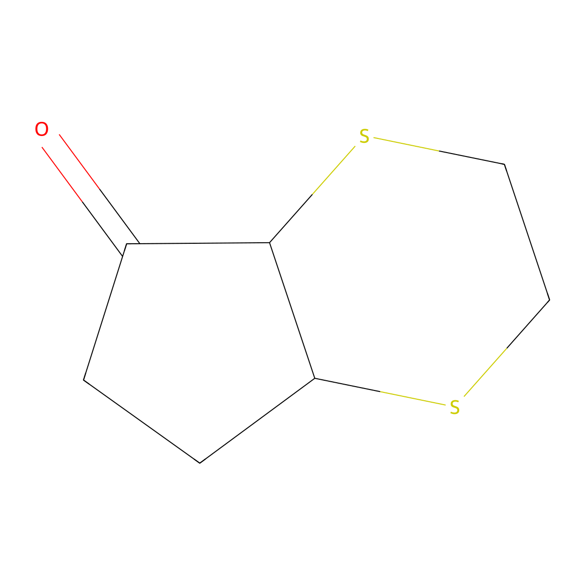 hexahydro-2H-cyclopenta[b][1,4]dithiin-5-one molecular structure, CAS 1432679-71-4