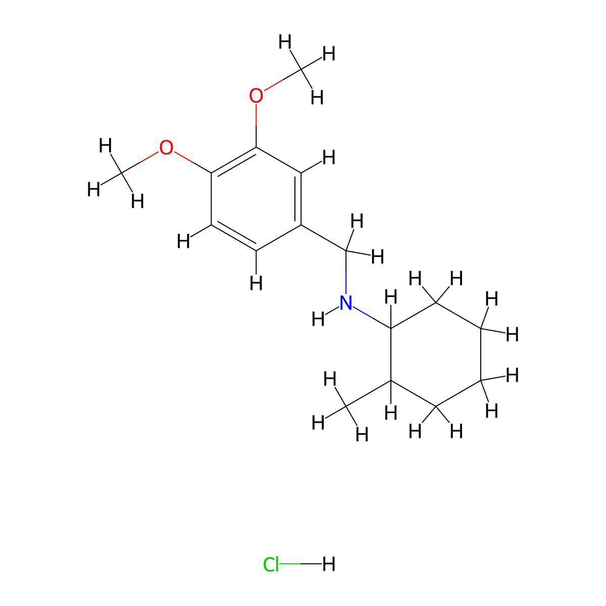 N-[(3,4-dimethoxyphenyl)methyl]-2-methylcyclohexan-1-amine hydrochloride molecular structure, CAS 1432679-87-2