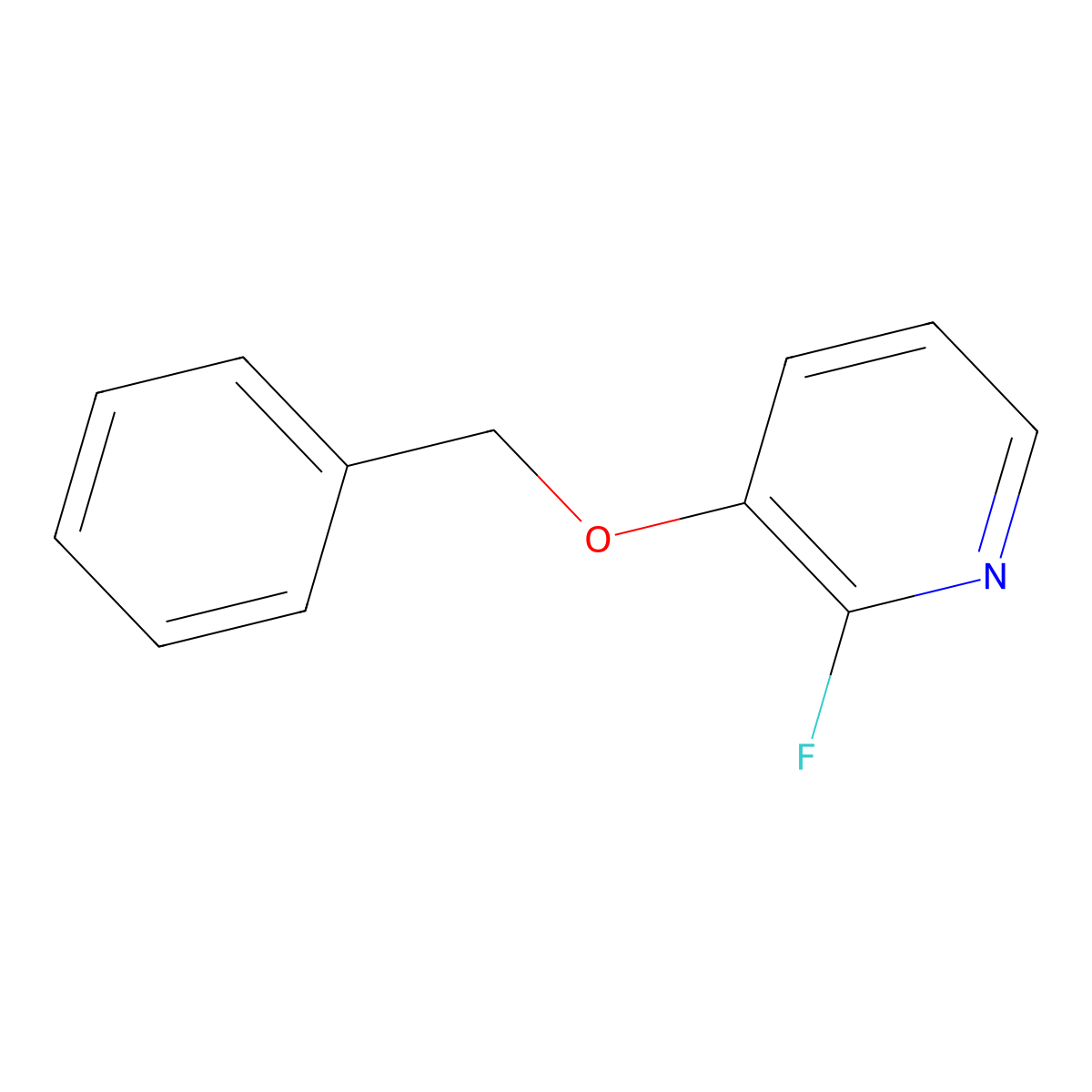 3-(Benzyloxy)-2-fluoropyridine molecular structure, CAS 1432680-02-8