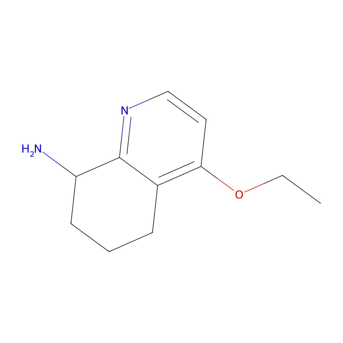 4-Ethoxy-5,6,7,8-tetrahydroquinolin-8-amine molecular structure, CAS 1432680-37-9