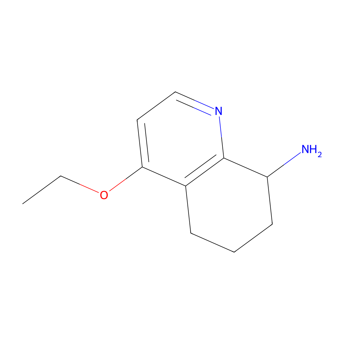 4-Ethoxy-5,6,7,8-tetrahydroquinolin-8-amine molecular structure, CAS 1432680-37-9