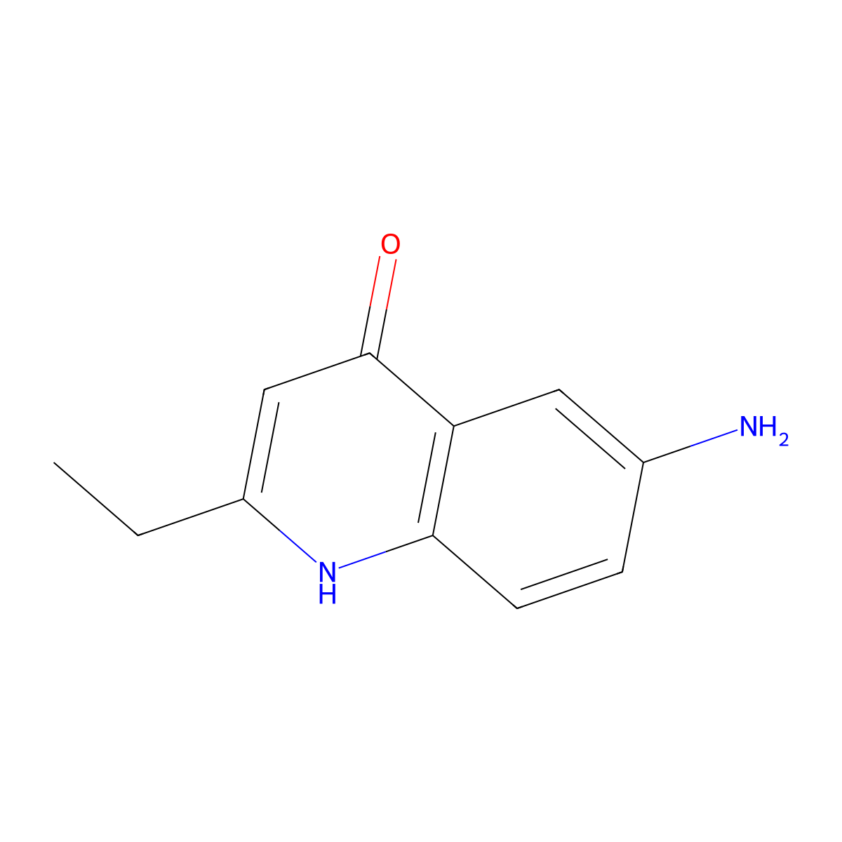 6-Amino-2-ethyl-1,4-dihydroquinolin-4-one molecular structure, CAS 1432680-65-3