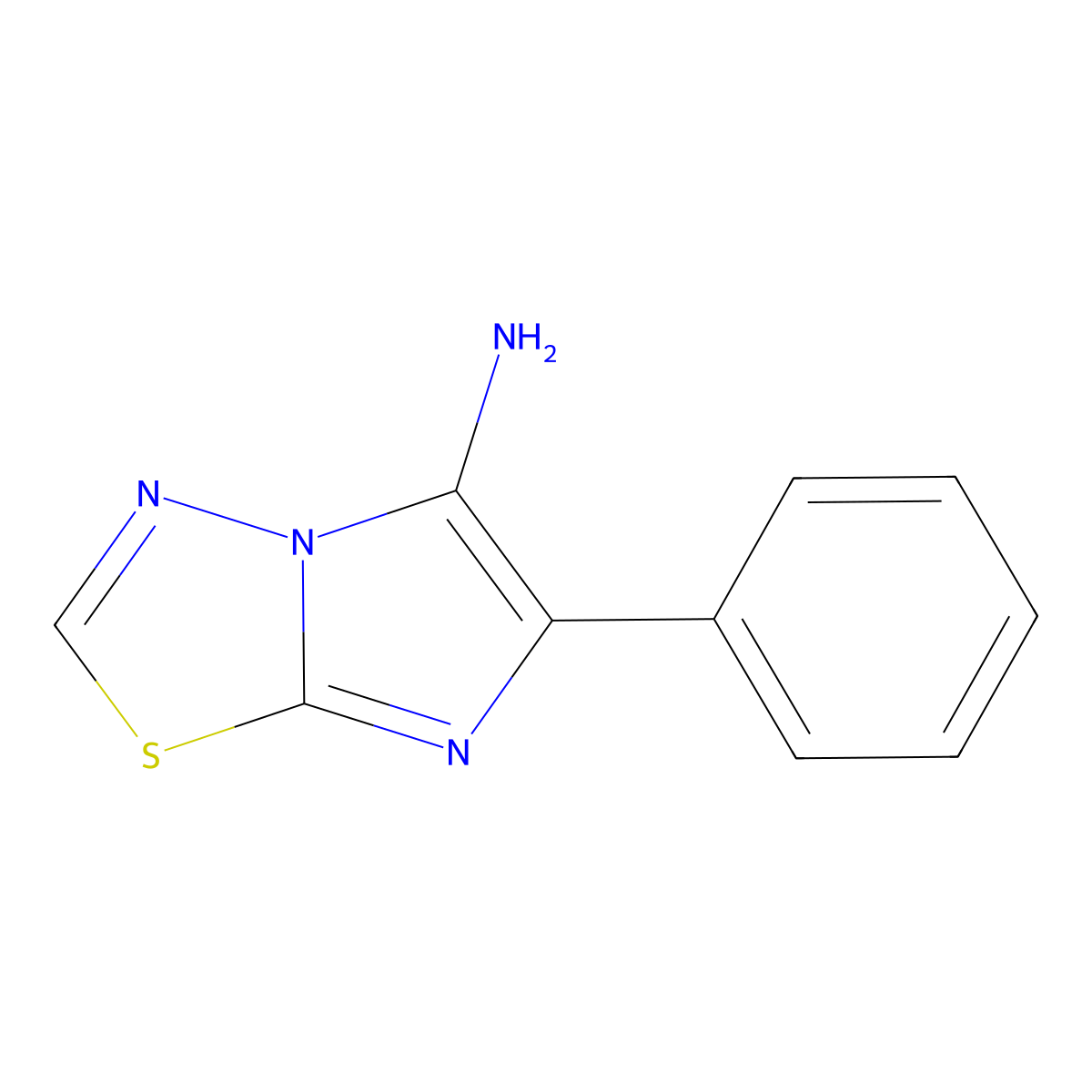 6-Phenylimidazo[2,1-b][1,3,4]thiadiazol-5-amine molecular structure, CAS 1432680-98-2