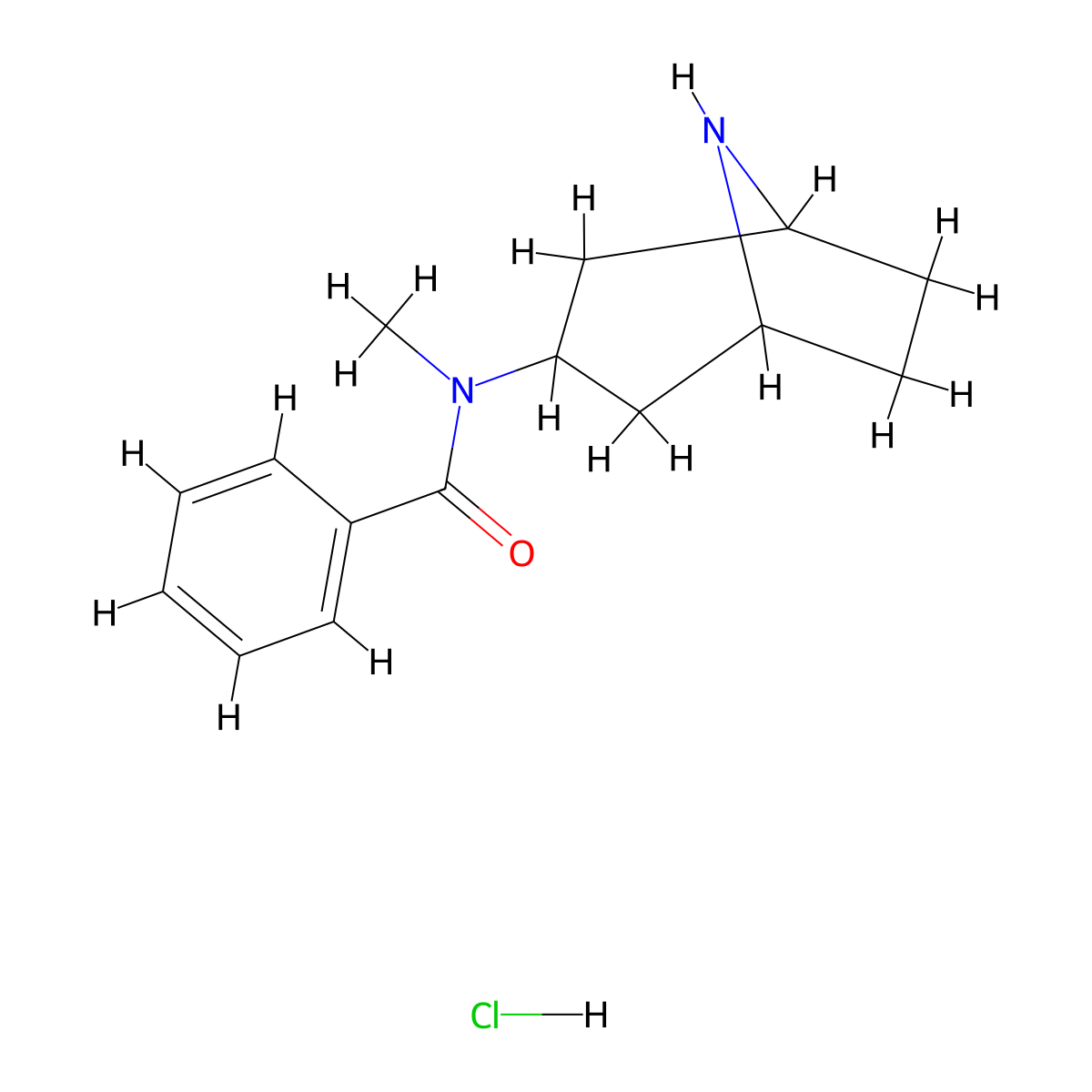 N-{8-azabicyclo[3.2.1]octan-3-yl}-N-methylbenzamide hydrochloride molecular structure, CAS 1432681-61-2