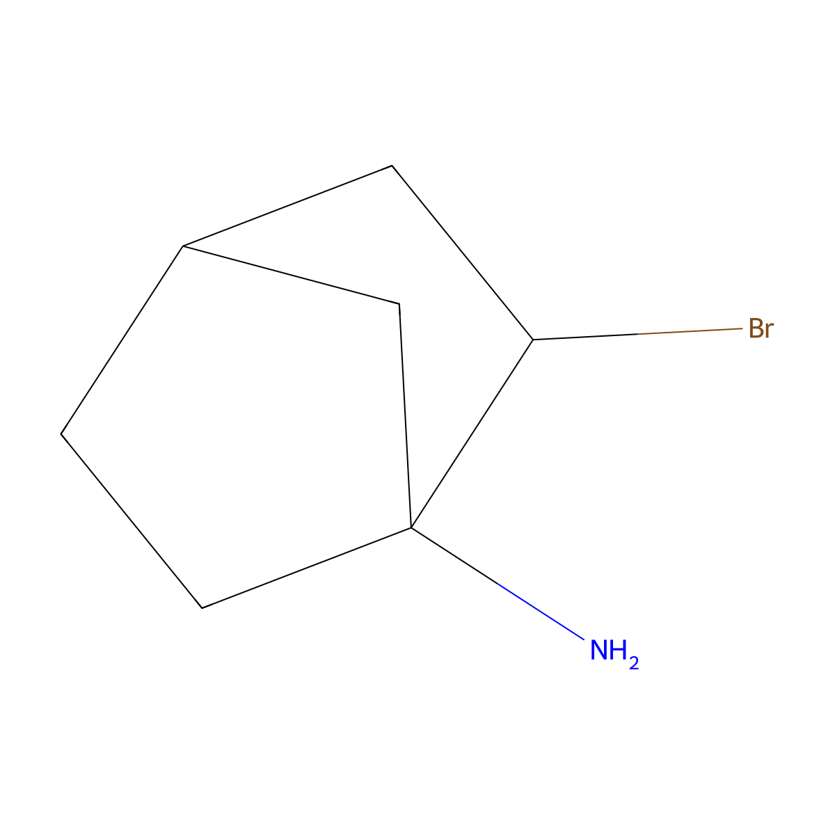 2-Bromobicyclo[2.2.1]heptan-1-amine molecular structure, CAS 1432792-56-7