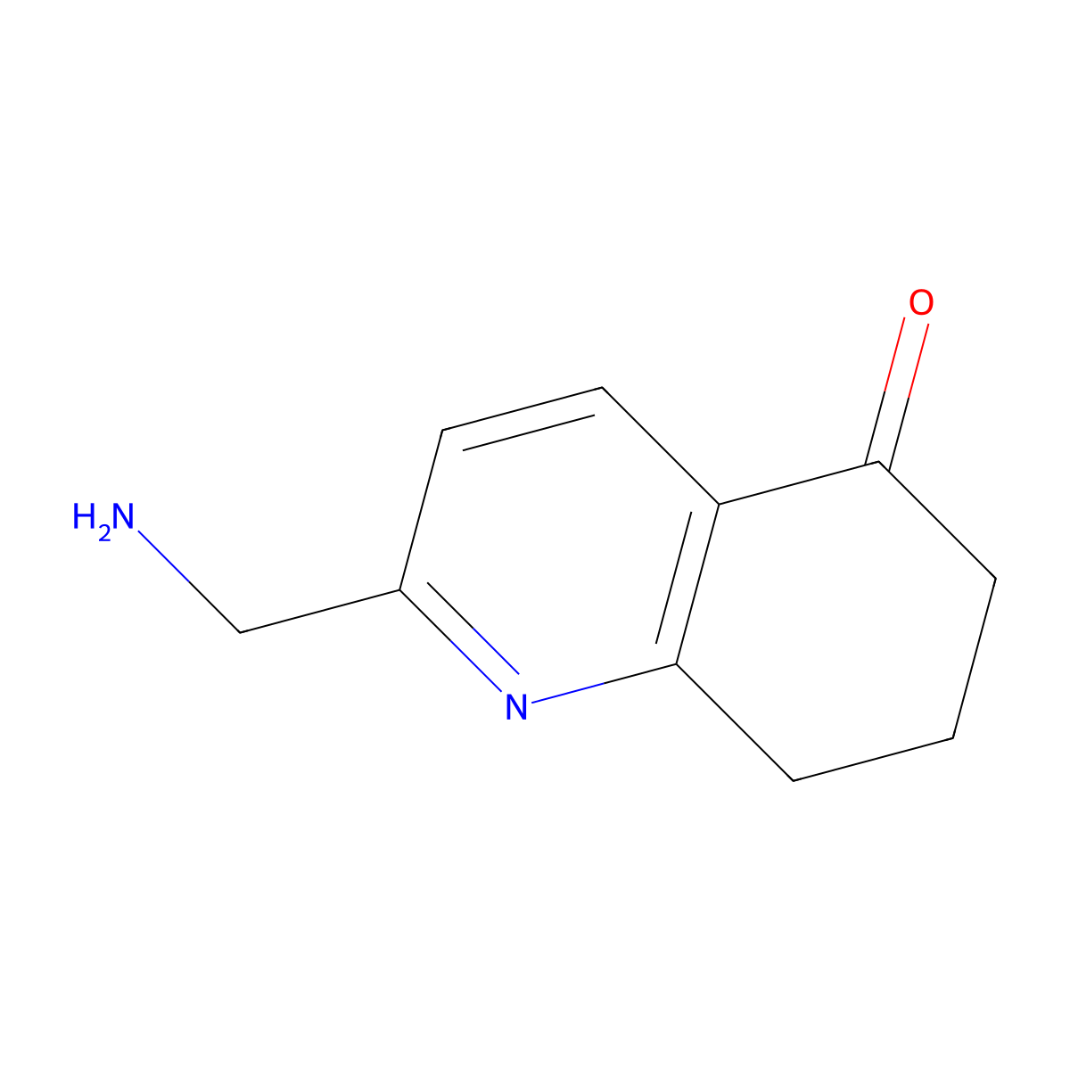 2-(Aminomethyl)-5,6,7,8-tetrahydroquinolin-5-one molecular structure, CAS 1432792-75-0
