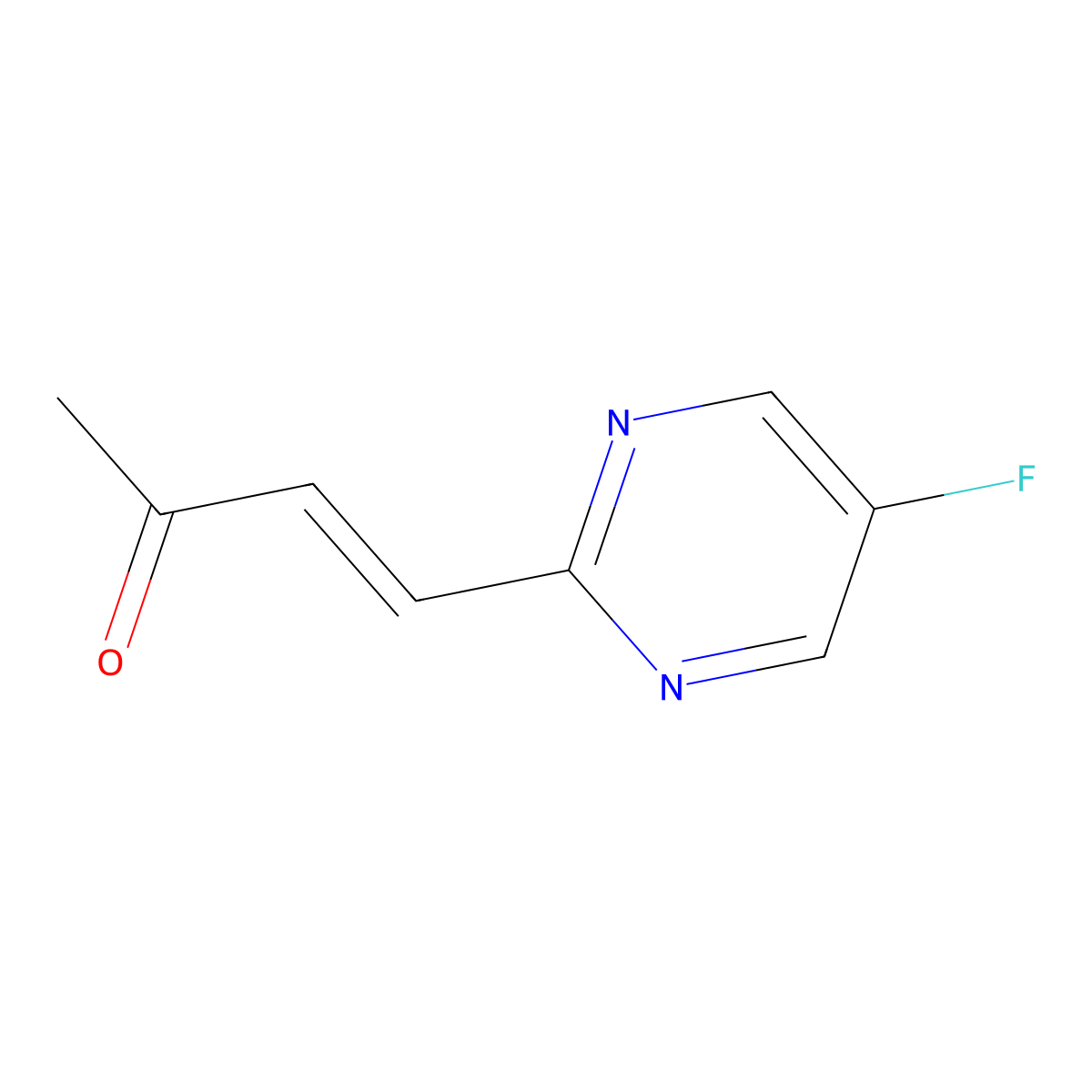 (E)-4-(5-fluoropyriMidin-2-yl)but-3-en-2-one molecular structure, CAS 1432793-64-0