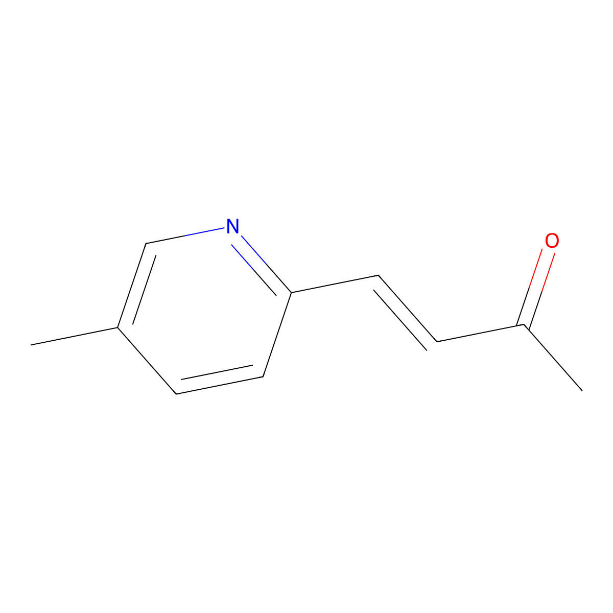 (E)-4-(5-Methylpyridin-2-yl)but-3-en-2-one molecular structure, CAS 1432793-65-1