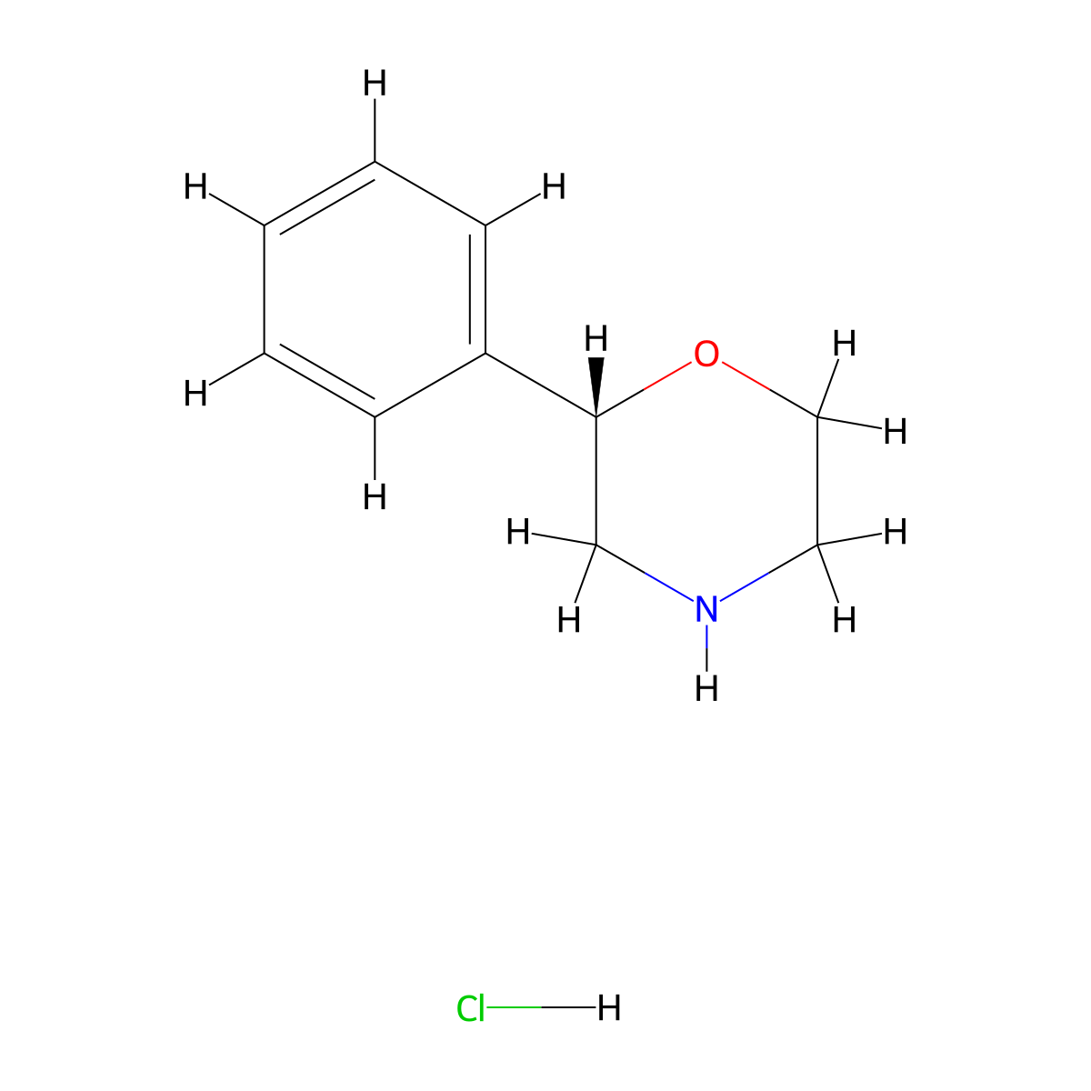 (S)-2-Phenylmorpholine hydrochloride molecular structure, CAS 1432794-08-5
