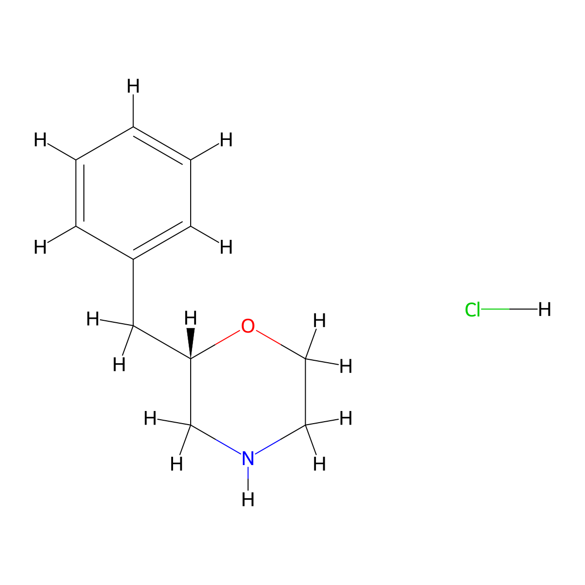 (S)-2-Benzylmorpholine hydrochloride molecular structure, CAS 1432794-22-3