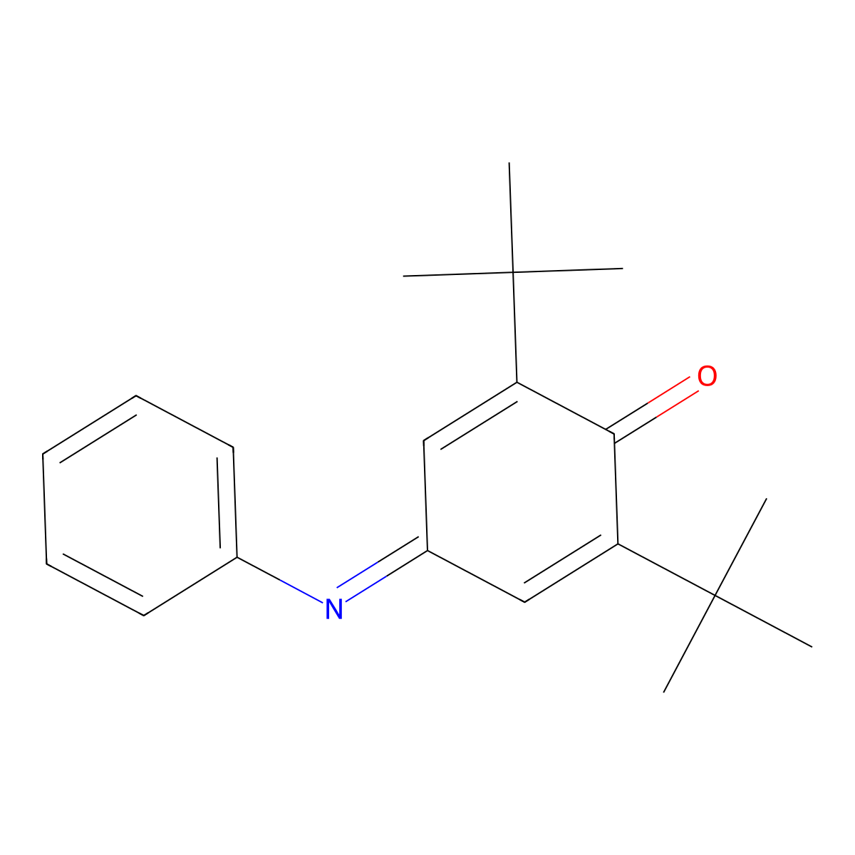 2,6-Ditert-butyl-4-(phenylimino)-2,5-cyclohexadien-1-one molecular structure, CAS 14329-20-5