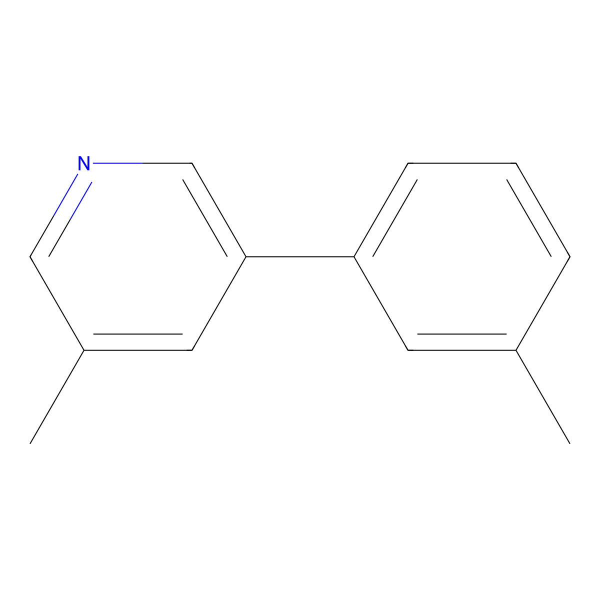 3-Methyl-5-(m-tolyl)pyridine molecular structure, CAS 1432998-28-1