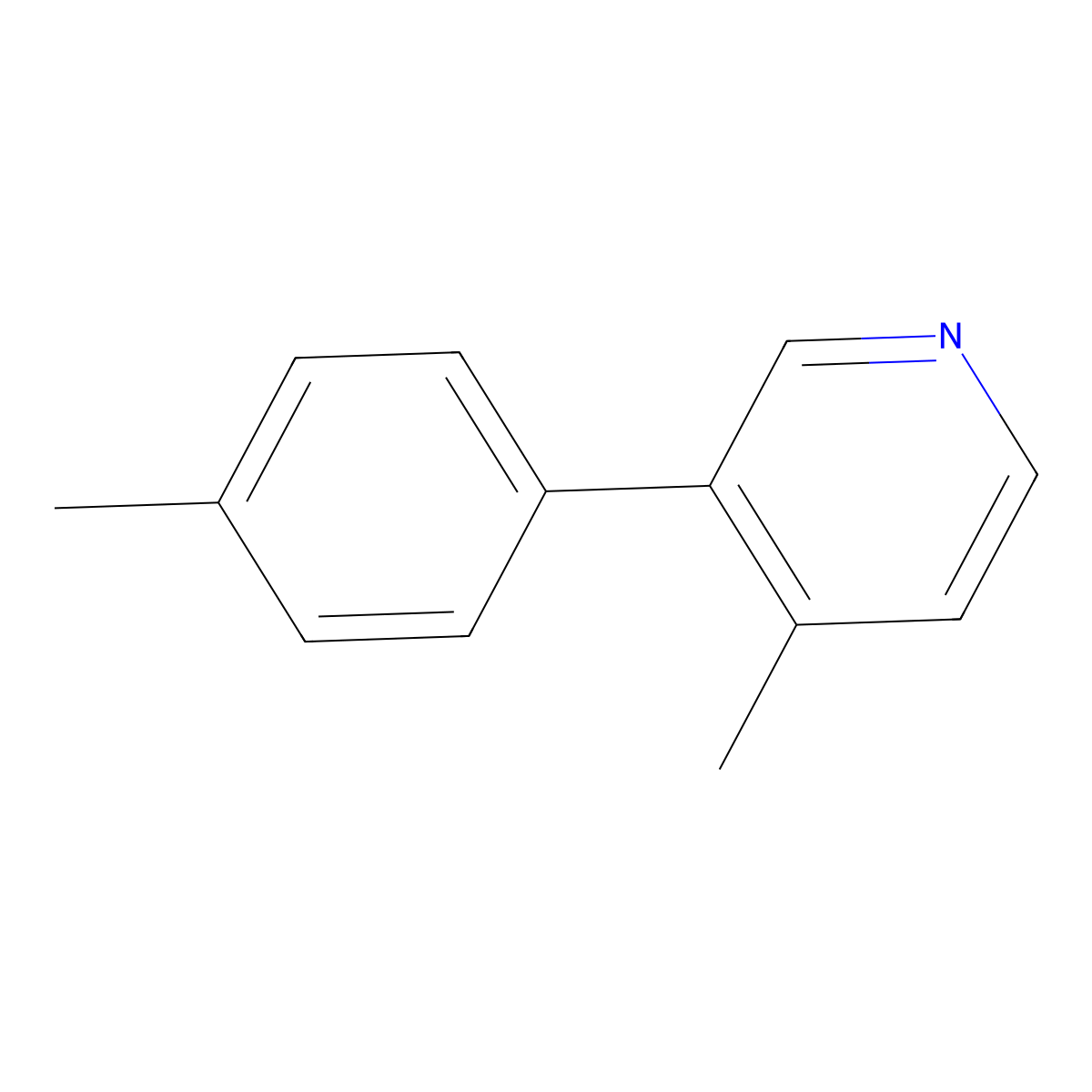 4-Methyl-3-(p-tolyl)pyridine molecular structure, CAS 1432998-90-7