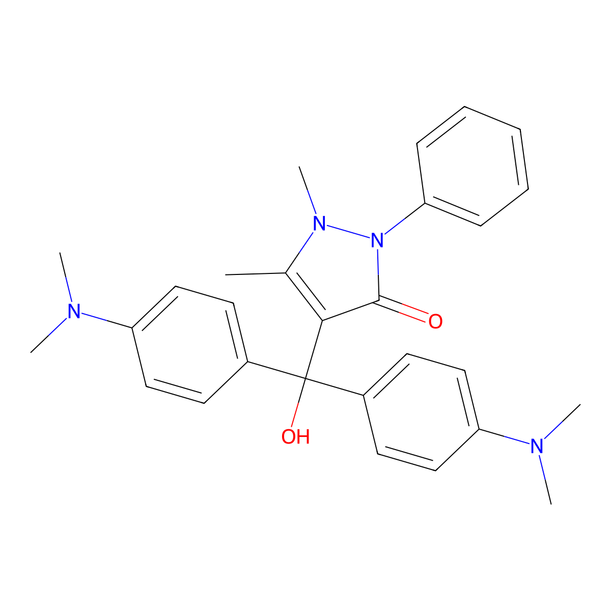 Chromopyrazol molecular structure, CAS 1433-81-4