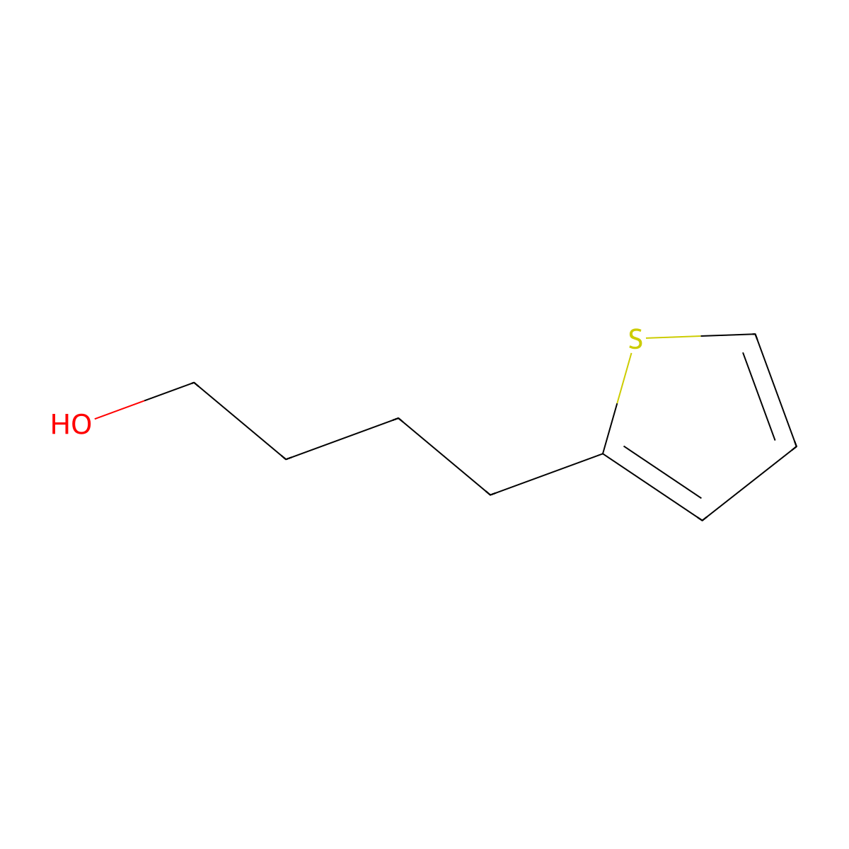 4-(Thiophen-2-yl)butan-1-ol molecular structure, CAS 14330-41-7