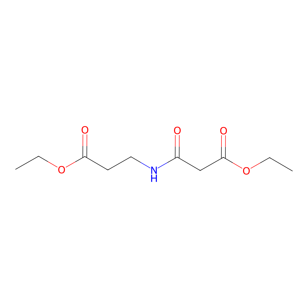 Ethyl 3-[(3-ethoxy-3-oxopropyl)amino]-3-oxopropanoate molecular structure, CAS 143300-67-8