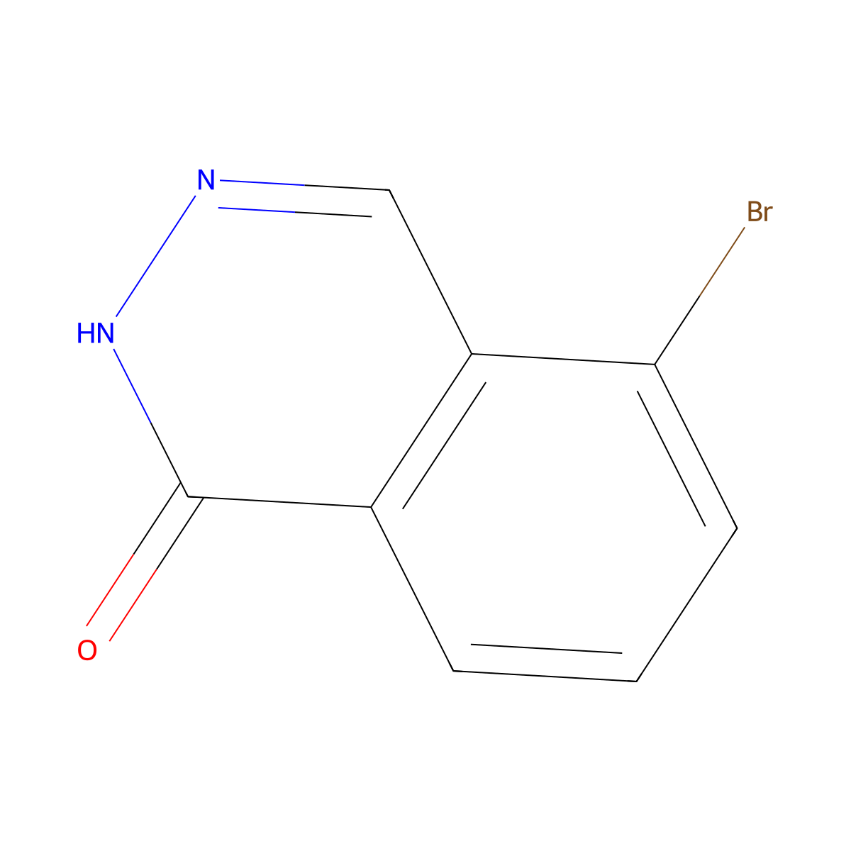 5-Bromo-1,2-dihydrophthalazin-1-one molecular structure, CAS 1433204-06-8