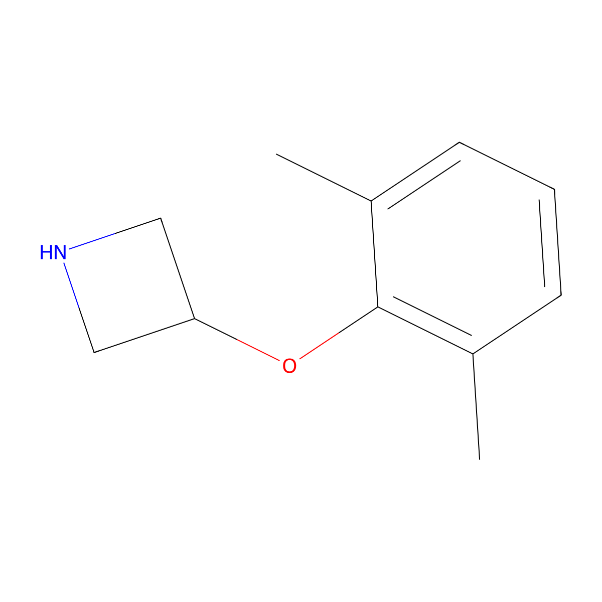 3-(2,6-Dimethylphenoxy)azetidine molecular structure, CAS 143329-16-2