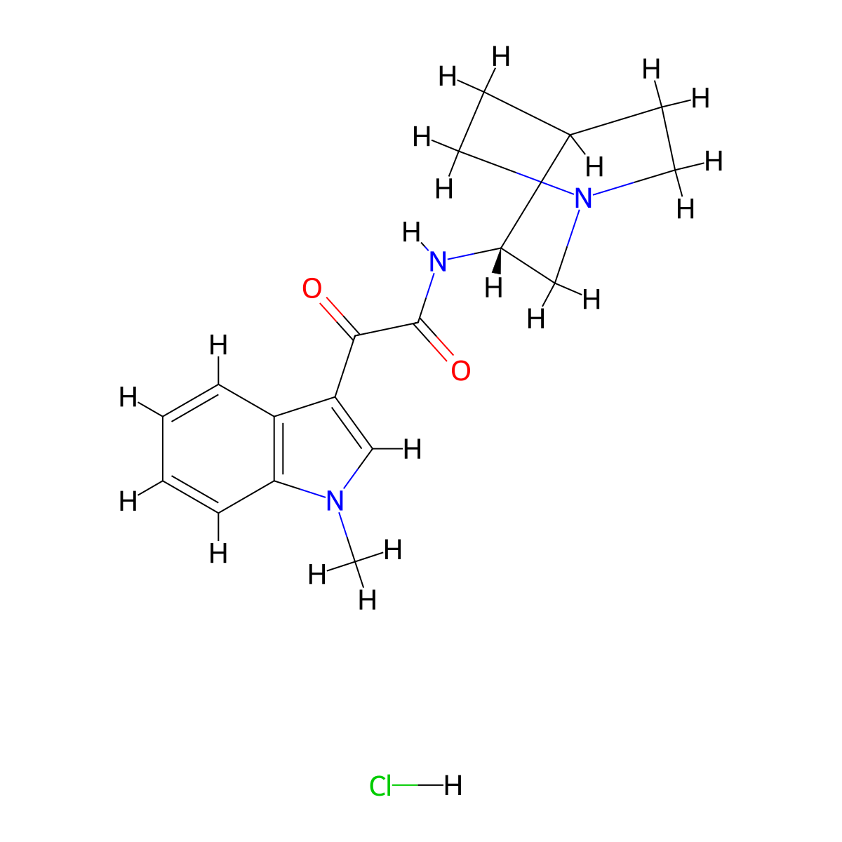 RS 56812 hydrochloride molecular structure, CAS 143339-12-2