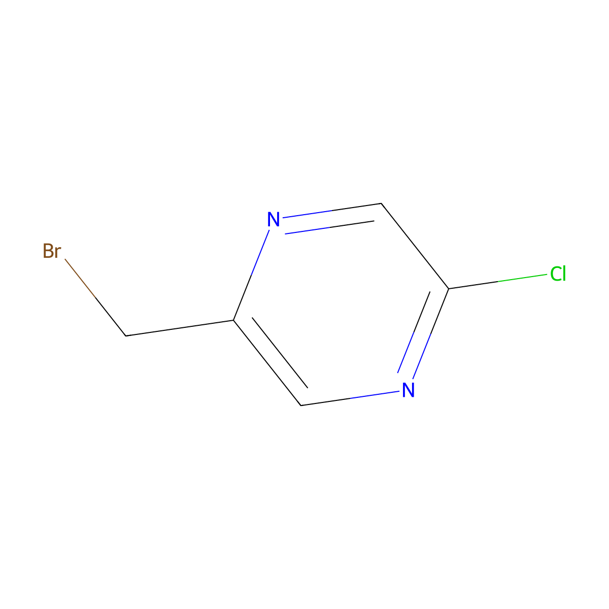 2-(Bromomethyl)-5-chloropyrazine molecular structure, CAS 1433707-80-2