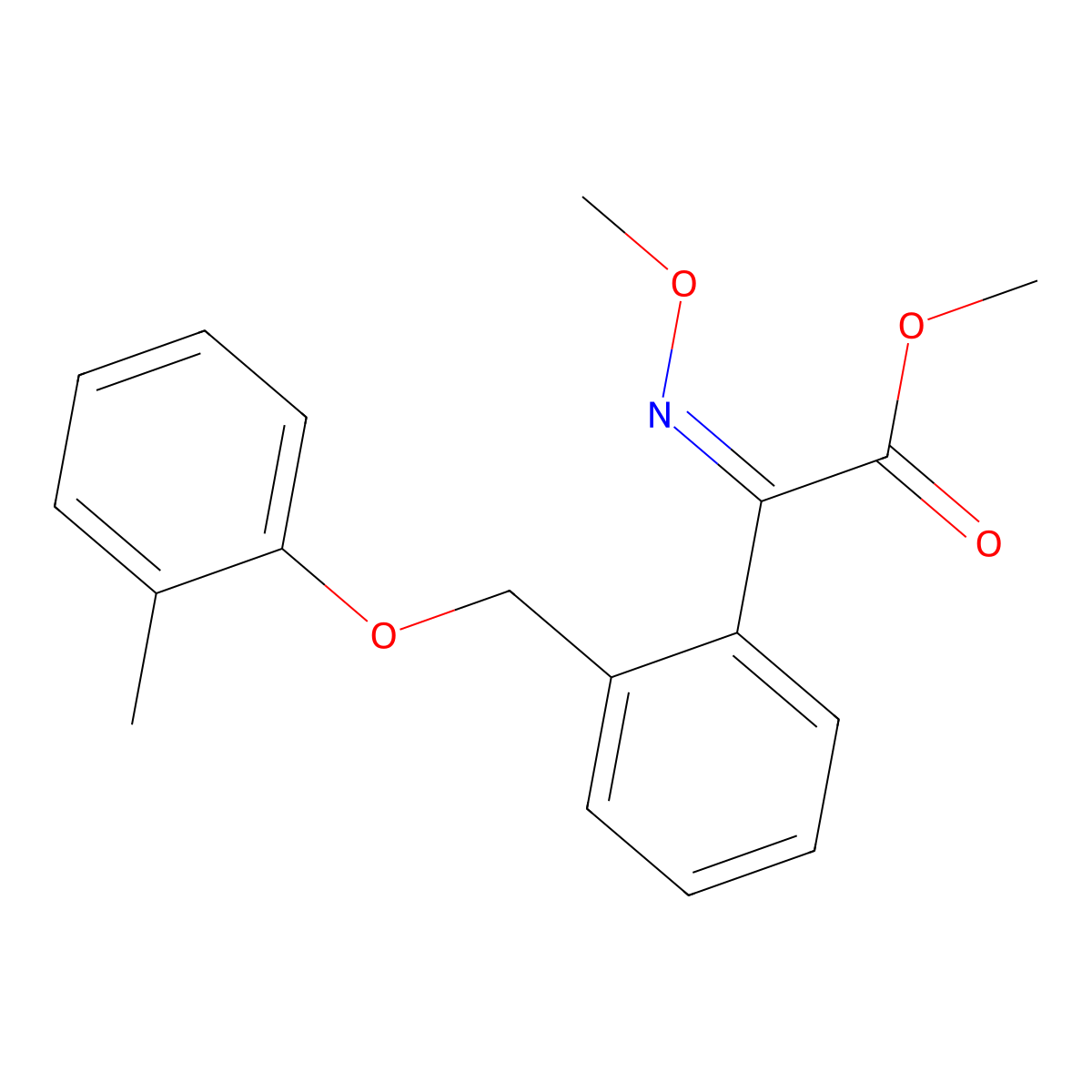 Kresoxim-Methyl molecular structure, CAS 143390-89-0